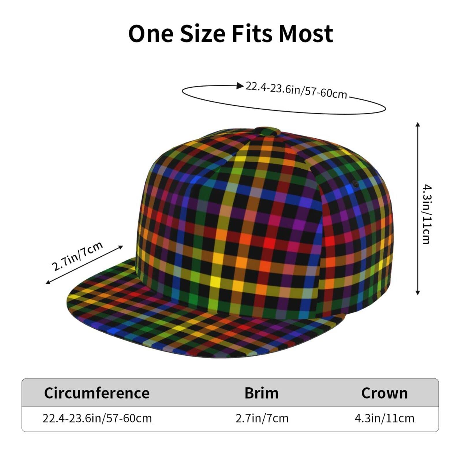 Rainbow LGBT Gay Pride Baseball Cap - Adjustable Trucker Hat with Funny LGBT Print for Men & Women - Perfect for Pride Parades, Festivals & LGBTQ+ Events
