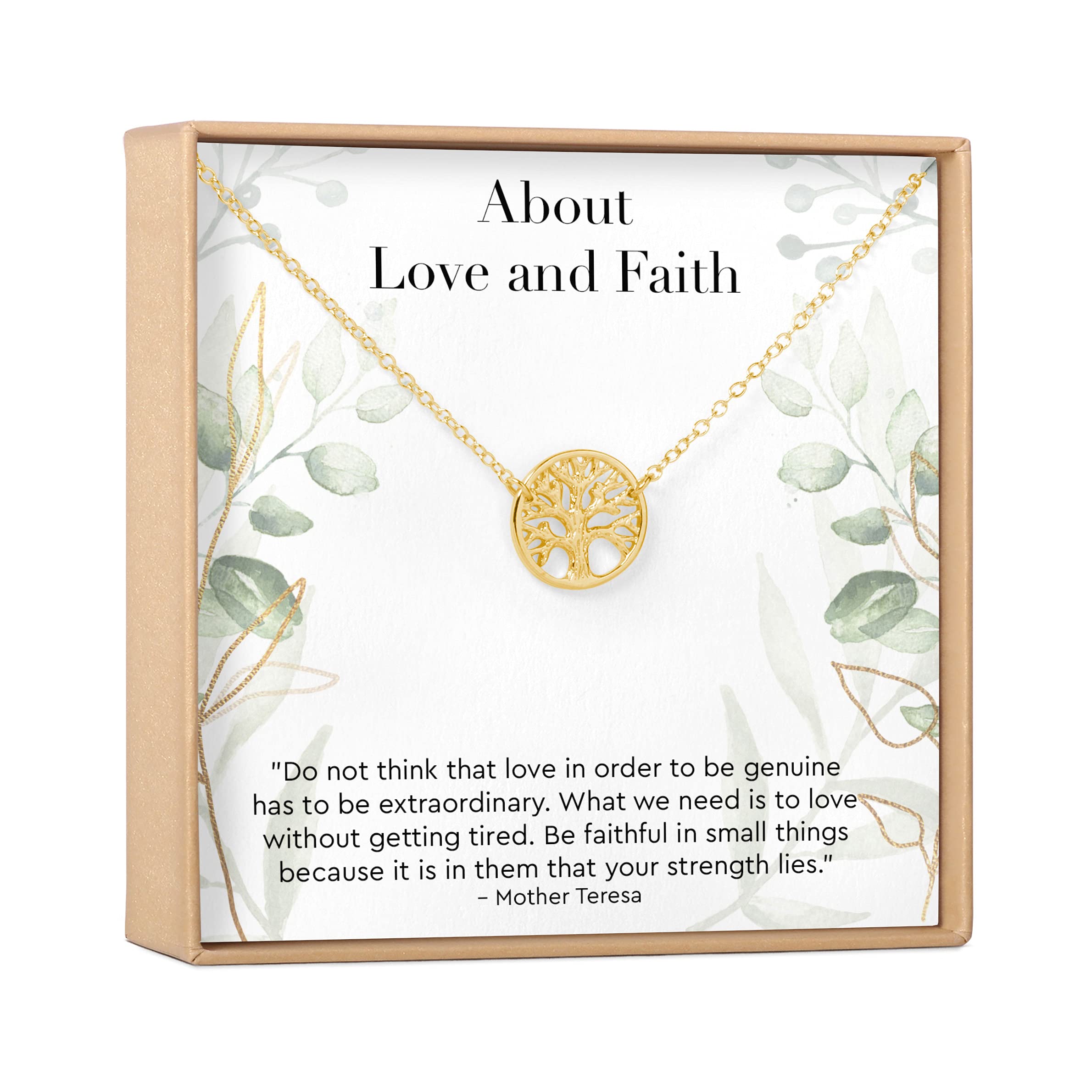 Christian Necklace for Women - Inspirational Cross Pendant Jewelry Gift Set with Greeting Card for Birthday, Christmas, Baptism & Special Occasions | Faith-Based Gift for Mom, Wife, Daughter