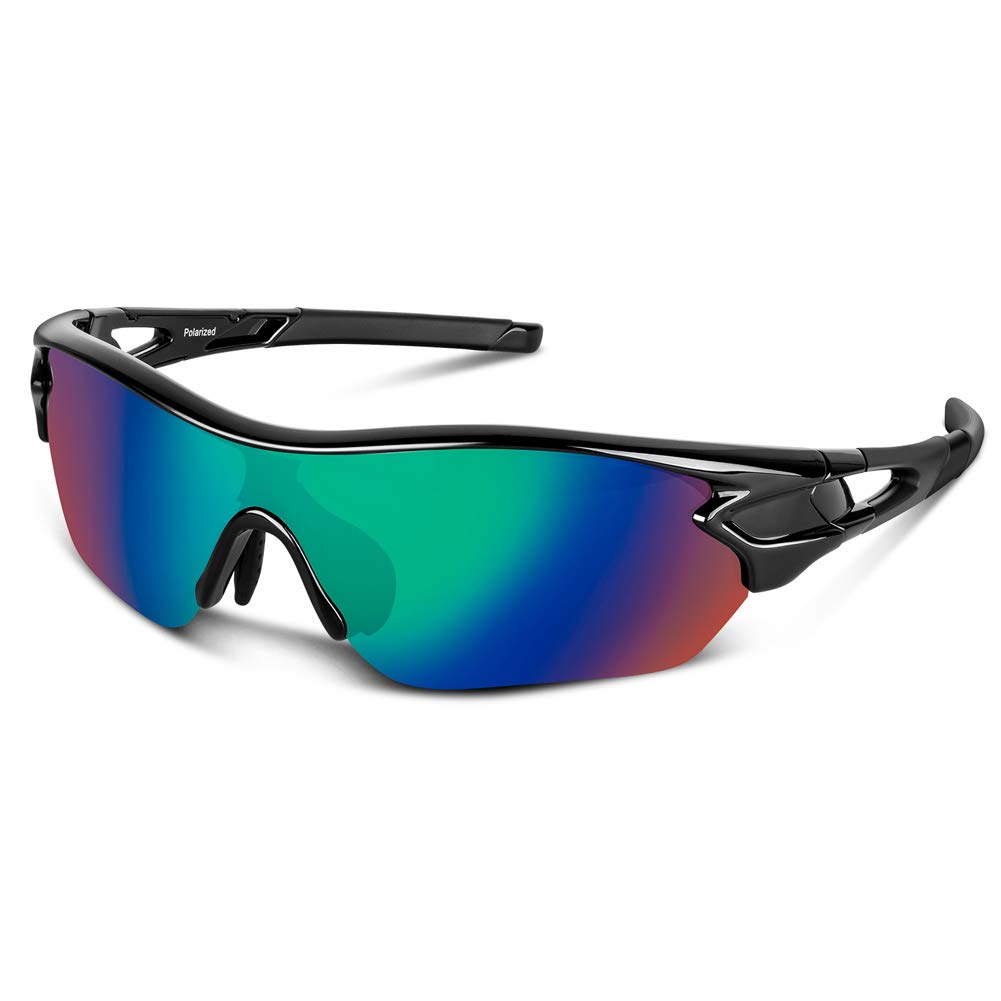 BEACOOL Polarized Sports Sunglasses for Men & Women - UV Protection, Lightweight & Shatterproof - Perfect for Baseball, Cycling, Running, Driving, Fishing, Golf & Motorcycle - Ideal for Outdoor Activities & Sports Enthusiasts
