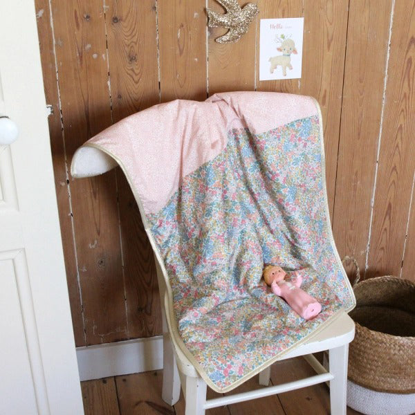 Barnabe Loves Coffee Baby Blanket Carlotta - Soft & Cozy Blanket for Newborns, Infants & Toddlers - Perfect for Nursery, Stroller & Travel