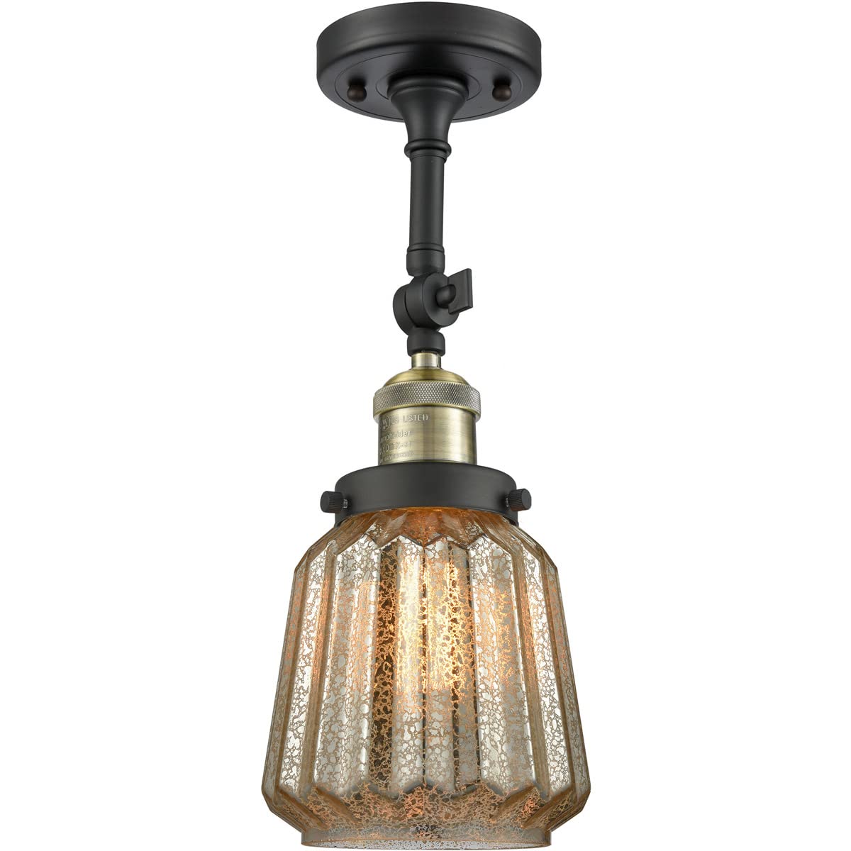 Innovations 203-BAB-G146-LED Modern LED Wall Sconce Light Fixture - Energy Efficient Indoor/Outdoor Lighting for Bedroom, Living Room, Hallway, and Patio Decor