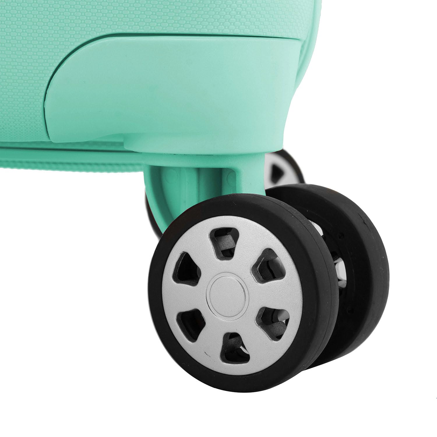 Traveler's Choice Pagosa Durable Expandable Hardshell Spinner Luggage - Mint Green Check-in Suitcase for Air Travel | Perfect for International Trips & Business Travel