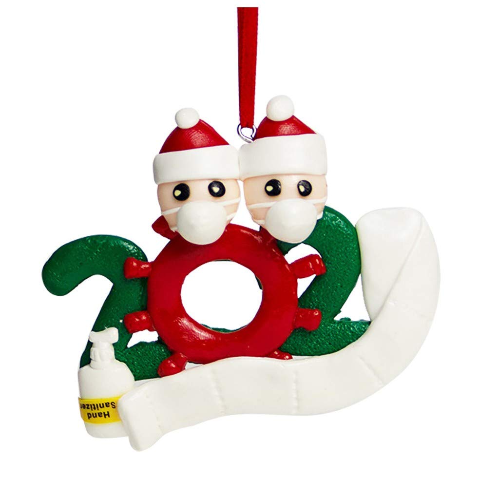 Soft Clay Christmas Snowman & Tree Hanging Ornament - Personalized Family Holiday Decor for Xmas Tree, Gift & Home Decoration | Perfect for Christmas Parties, Gift Exchanges & Festive Home Decor