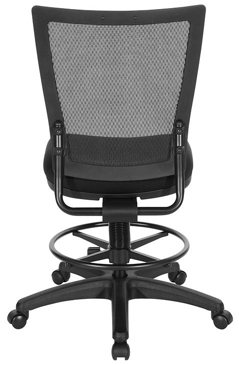 Office Star ProGrid® Extended Height Mesh Drafting Chair with Lumbar Support - Adjustable Ergonomic Office Chair for Architects, Artists & Designers - Perfect for Drafting Tables, Standing Desks & Home Offices [Model 69340 30]