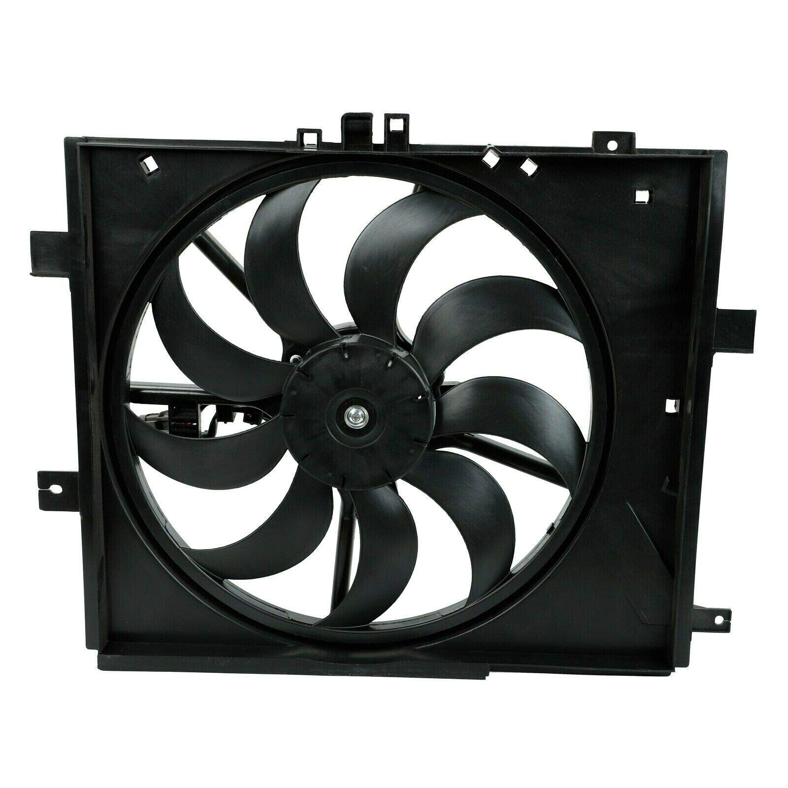 TYC622770 Radiator Cooling Fan Assembly Compatible with 2012-2017 Nissan Versa Note CVT Transmission - NI3115143Q Replacement Part for Engine Overheating Prevention & Optimal Cooling Performance