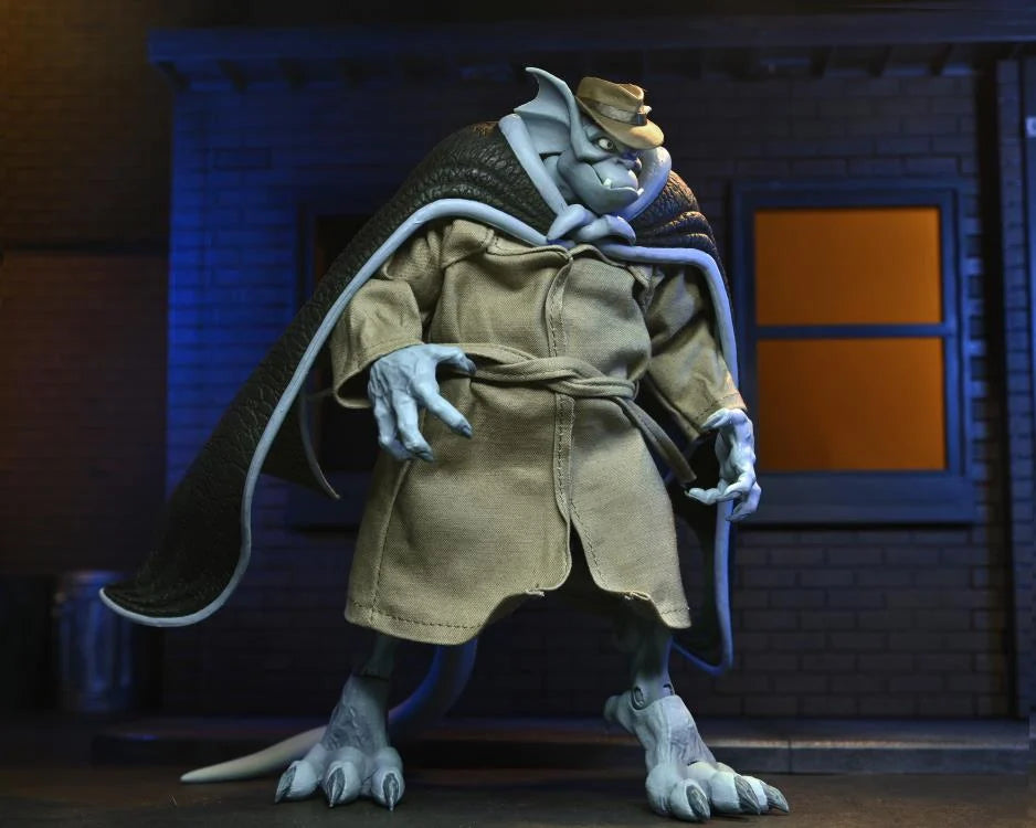 NECA Ultimate Gargoyles Action Figure - Detective Broadway Silver Falcon (Closed Wings) | Disney Collectible for Fans, Display & Cosplay Scenes