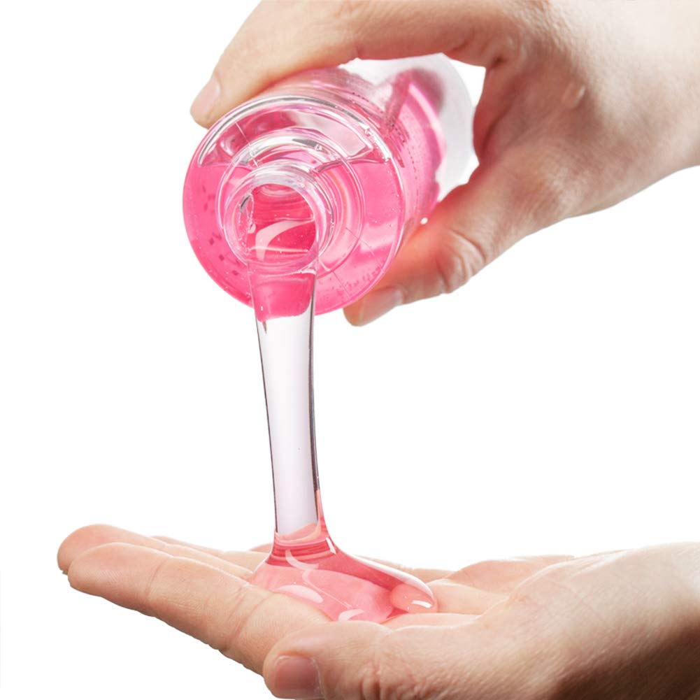 Natural Edible Rose Flavored Personal Lubricant - Water Based Oral Sex Lube for Men, Women & Couples - 8oz - Perfect for Romantic Nights & Sensual Massage
