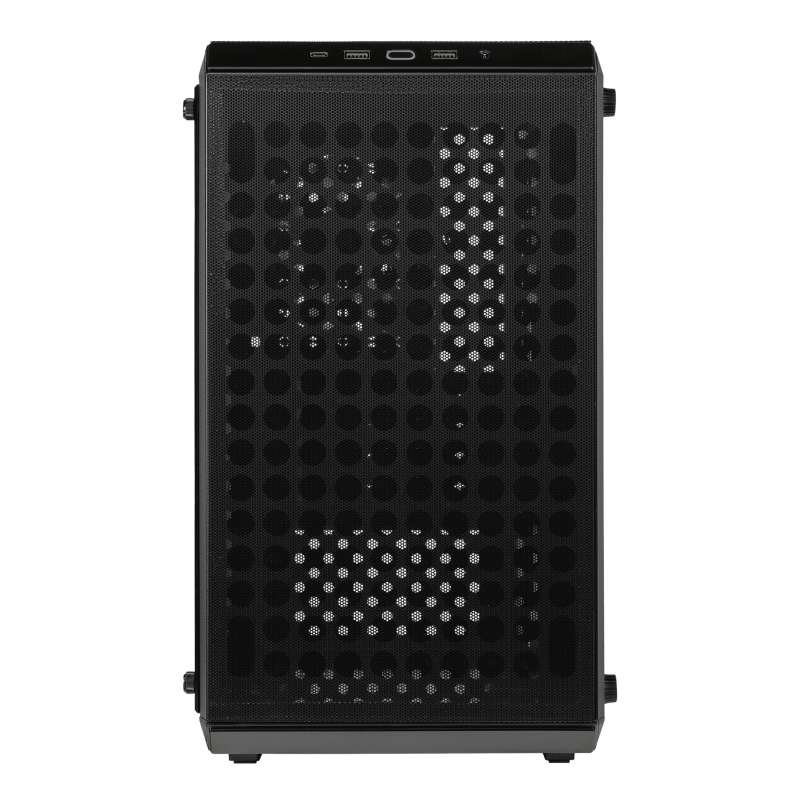 Cooler Master Q300L V2 mATX Case - Compact PC Gaming Case with Tempered Glass Side Panel & Excellent Airflow, Perfect for Home Office and Gaming PC Builds