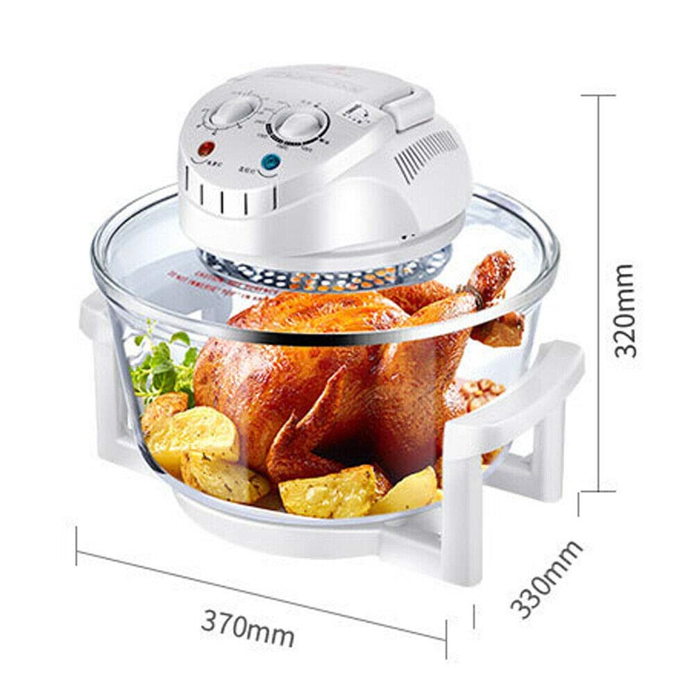Turbo Air Fryer XL - 8QT Large Capacity Convection Oven with 360° Vertical Heating, Electric Roaster & Cooker for Healthy Frying (110V) - Perfect for Family Dinners, Meal Prep & Crispy Snacks