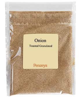 Penzeys Spices Toasted Granulated Onions 3.8 oz (Pack of 1) - Perfect for Soups, Salads & Seasoning Dishes