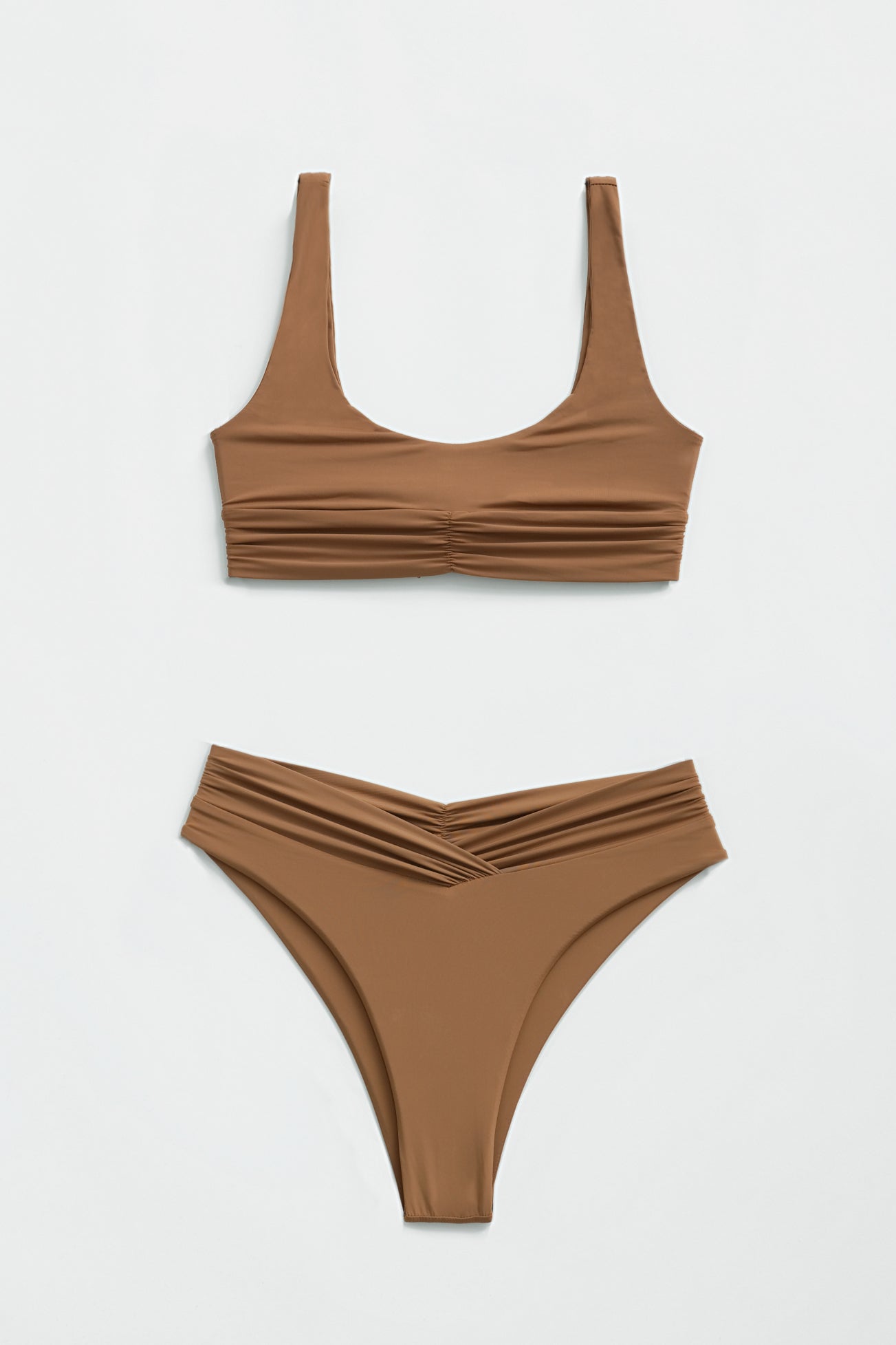 Pico High Waist Leggings for Women - Brown Sugar Color - Perfect for Yoga, Workouts & Everyday Wear