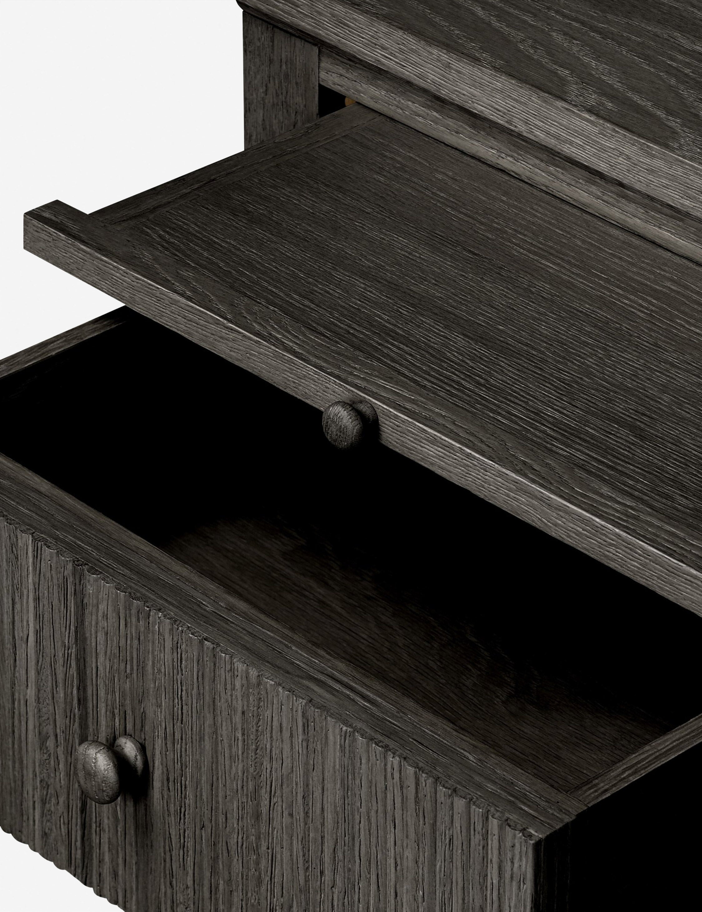 Amber Lewis x Four Hands Bush Desk - Modern Wooden Writing Desk for Home Office, Study & Workspace - Perfect for Remote Work & Small Spaces