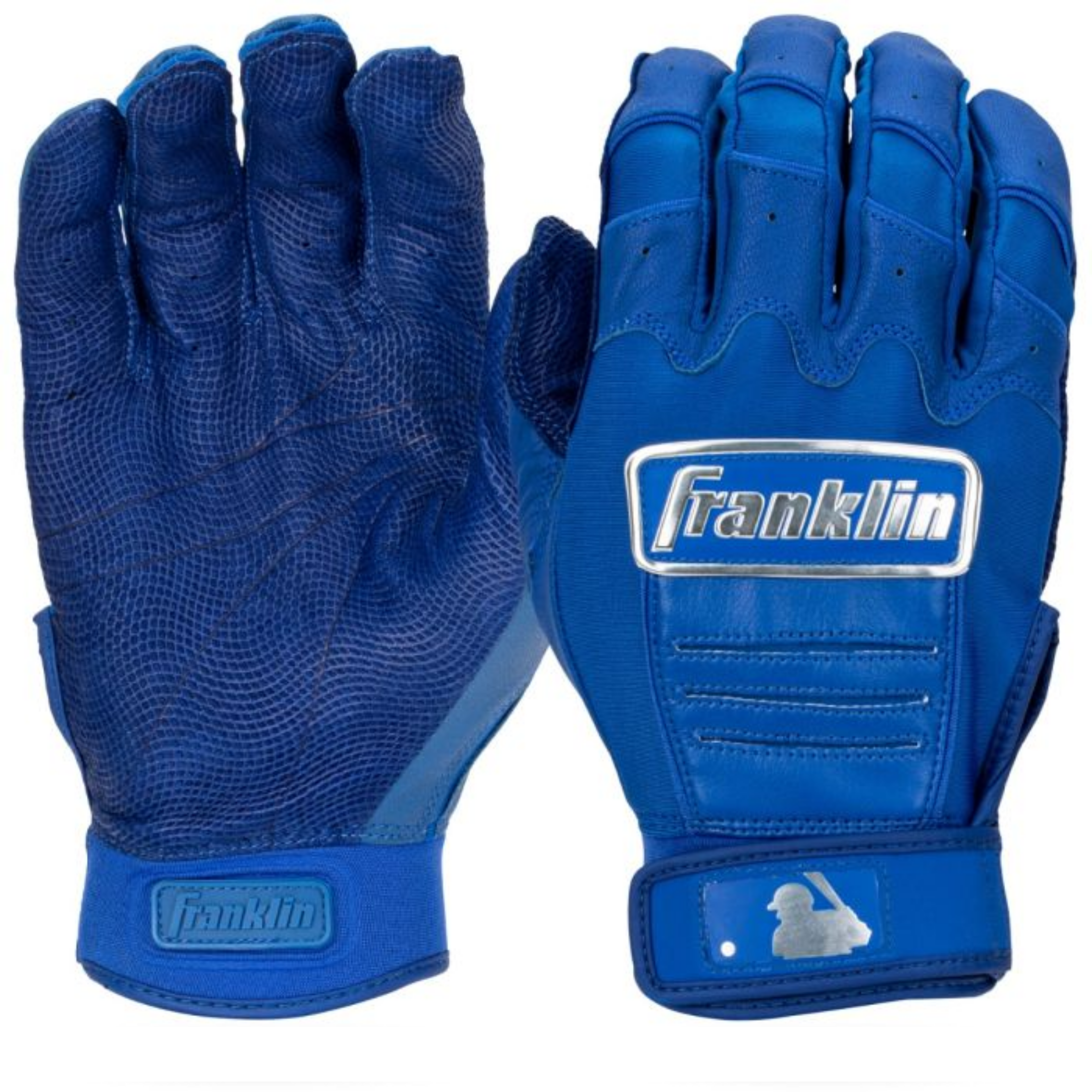 Franklin CFX Pro Full Color Chrome Adult Batting Gloves - Baseball & Softball Training Gloves for Men & Women - Perfect for Hitting Practice, Batting Cage & Field Play