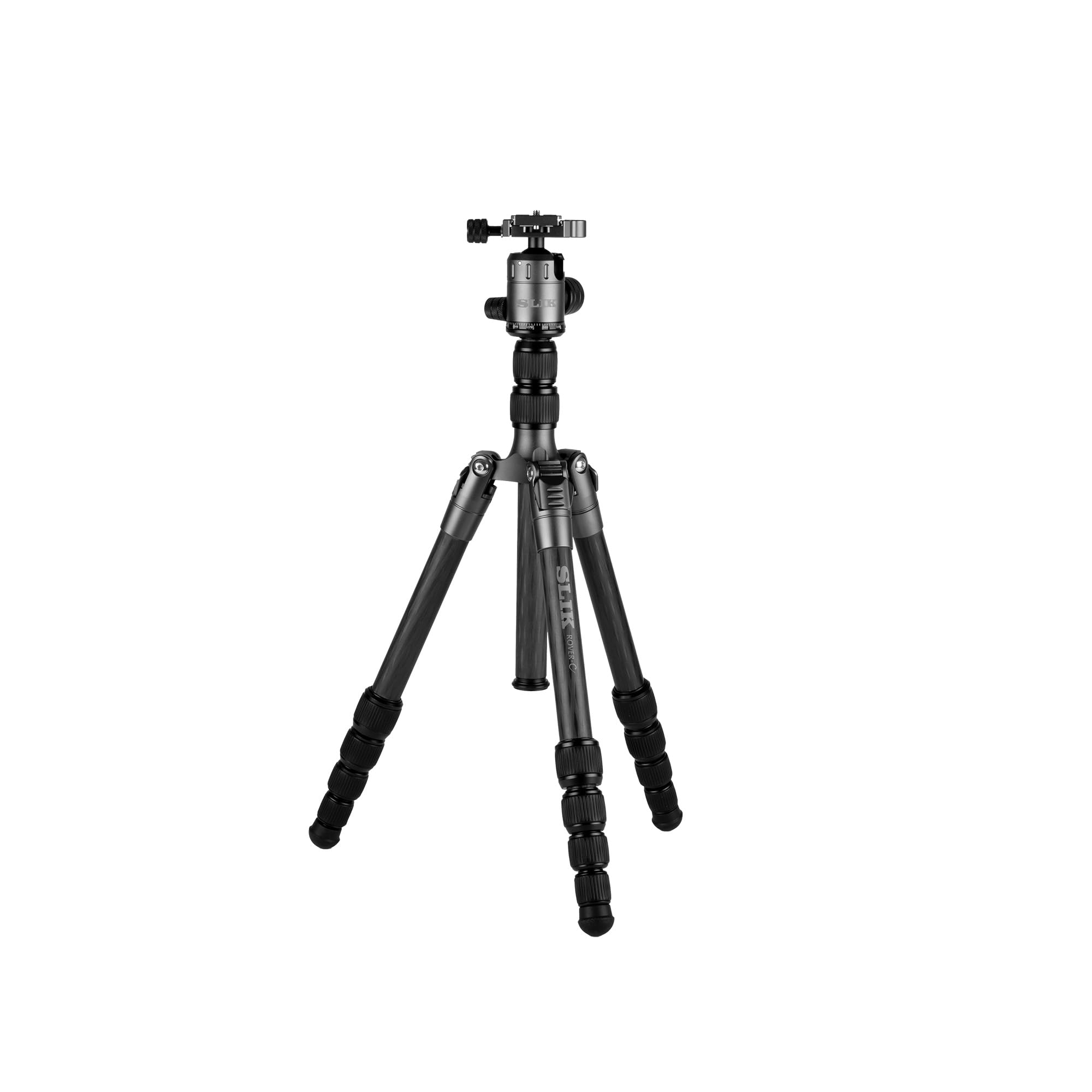 SLIK Rover C 5-Section Carbon Fiber Tripod with Arca Ball Head - Lightweight Professional Camera Tripod for Travel, Photography & Videography
