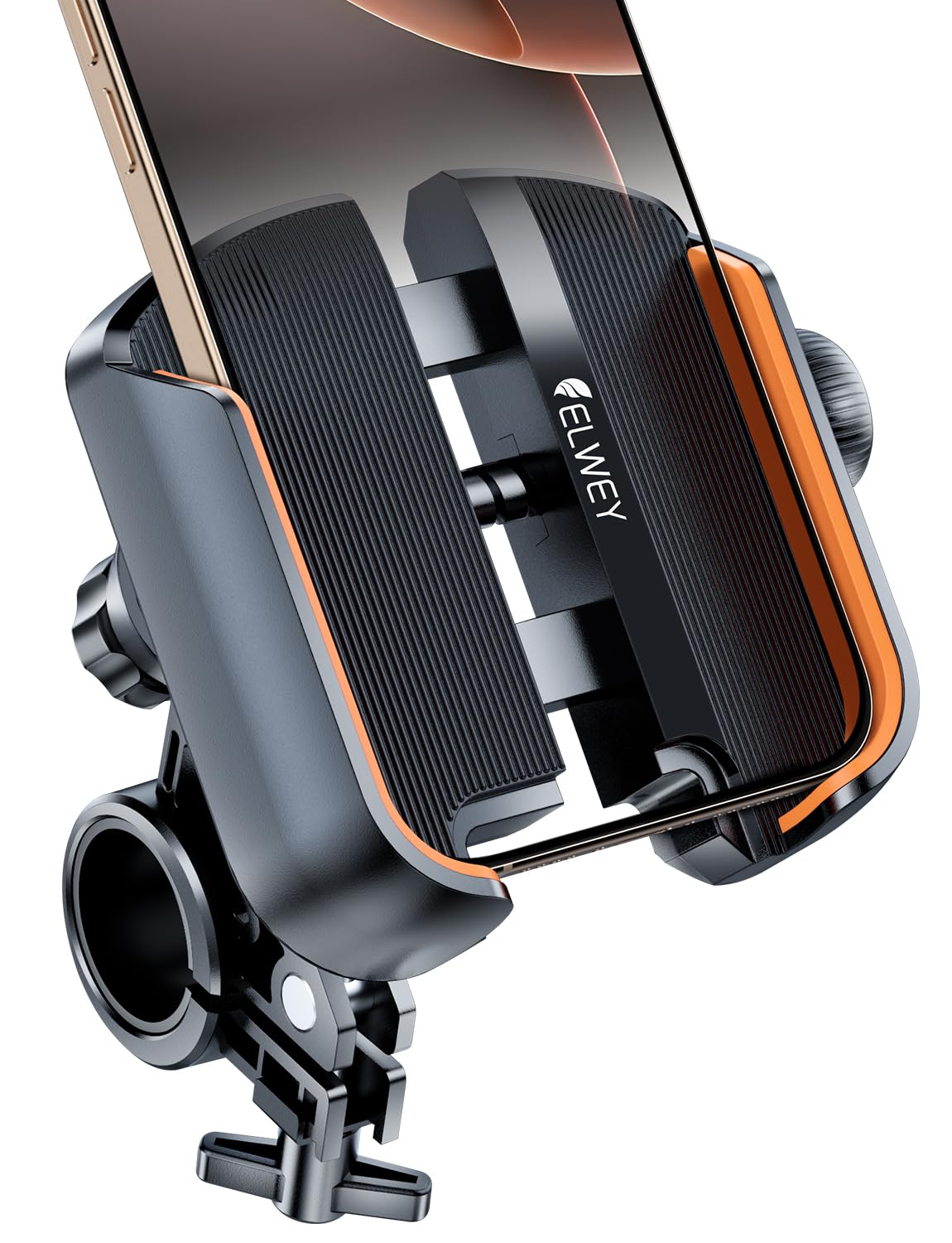 Bike Phone Holder - Rotatable Handlebar Mount for iPhone & Samsung - Perfect for Cycling & Scooters