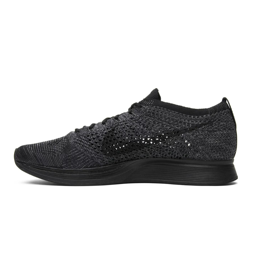 Nike Flyknit Racer Running Shoes - Triple Black Anthracite | Lightweight Breathable for Men's Road Racing & Gym Workouts