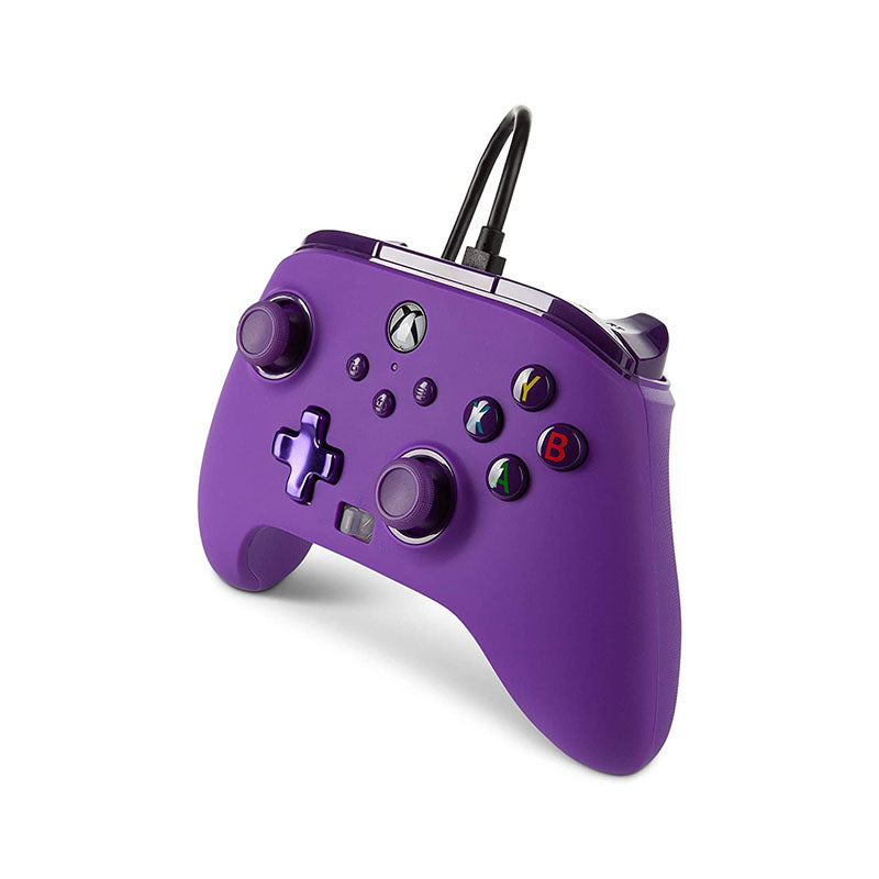 PowerA Wired Controller for Xbox Series X/S - Purple | Enhanced Gaming Experience with Ergonomic Design & Precision Controls | Perfect for Competitive Gaming & Long Play Sessions