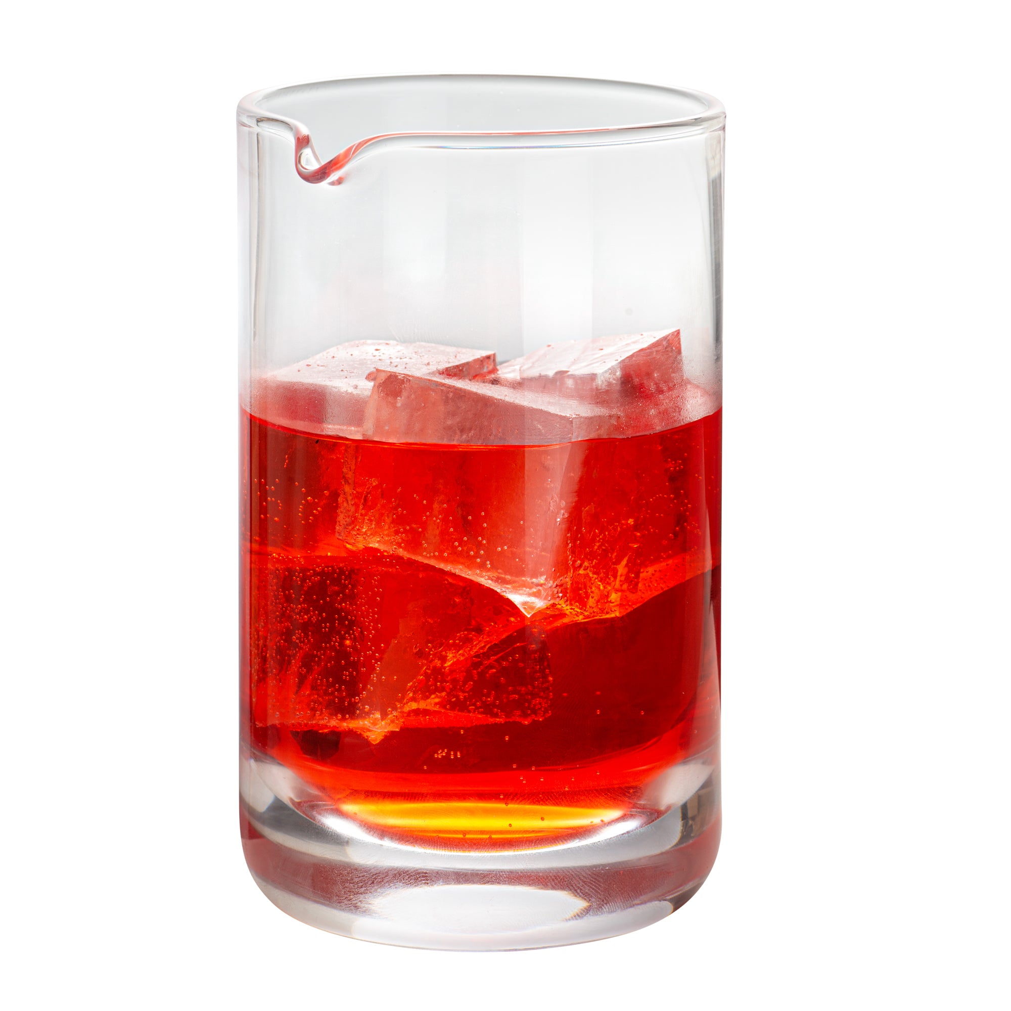 Premium 17 oz Hand Blown Crystal Cocktail Mixing Glass - Bar Lux Elegant Mixology Tool for Home & Professional Bartenders - Perfect for Crafting Martinis, Old Fashioned & Cocktail Parties