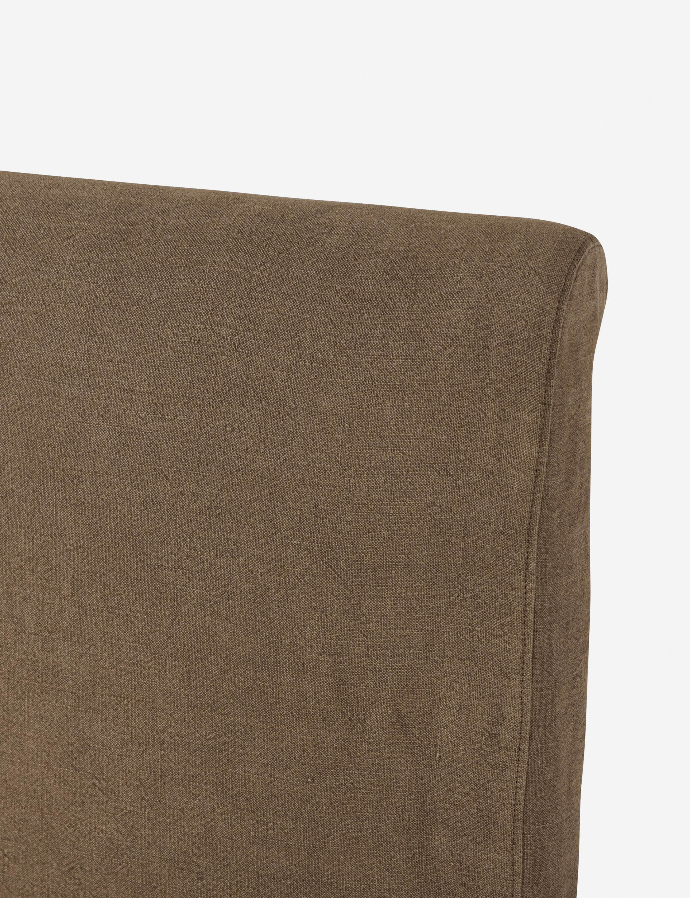 Dalia Slipcover Bed by Amber Lewis x Four Hands - Modern Upholstered Bed Frame for Bedroom Decor - Perfect for Master Bedroom, Guest Room & Cozy Home Styling
