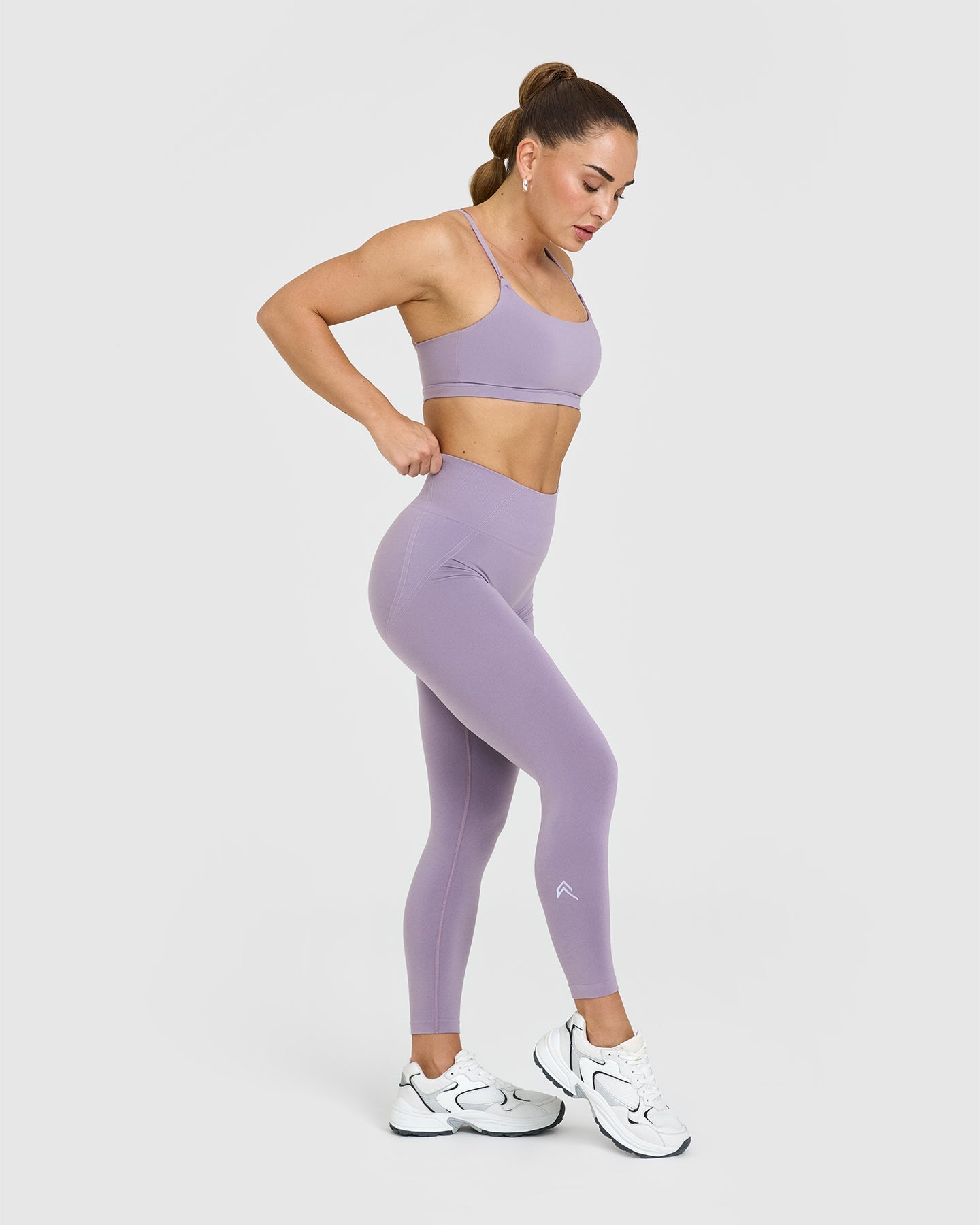 High Waist Seamless Yoga Leggings for Women - Soft Purple Stretchy Workout Pants | Perfect for Yoga, Gym, Running & Lounge