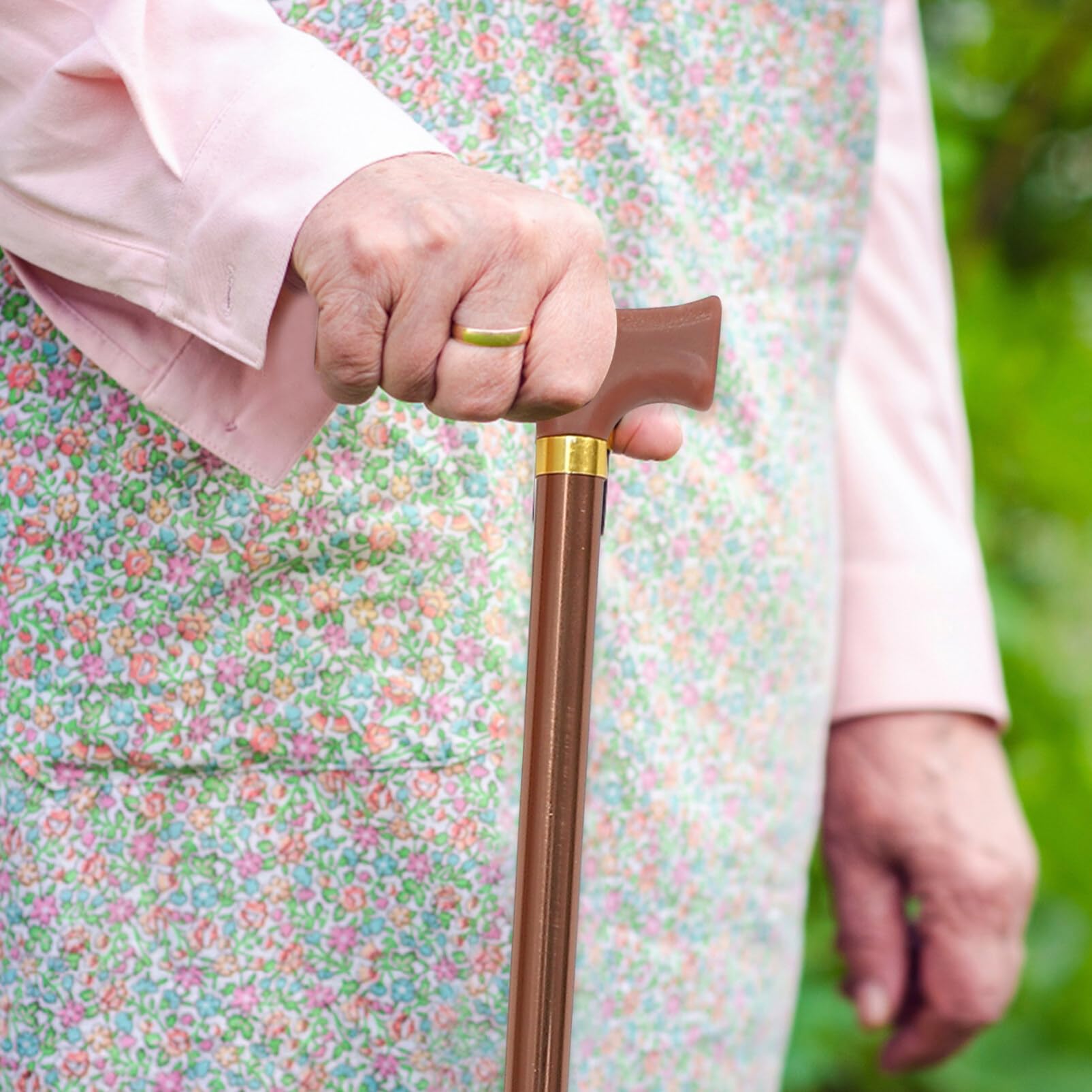 Healifty Adjustable Height Walking Cane for Women & Men - Comfortable T-Handle Cane for Seniors with Anti-Slip Rubber Tip - Ideal for Elderly Support, Injury Recovery & Daily Mobility Assistance