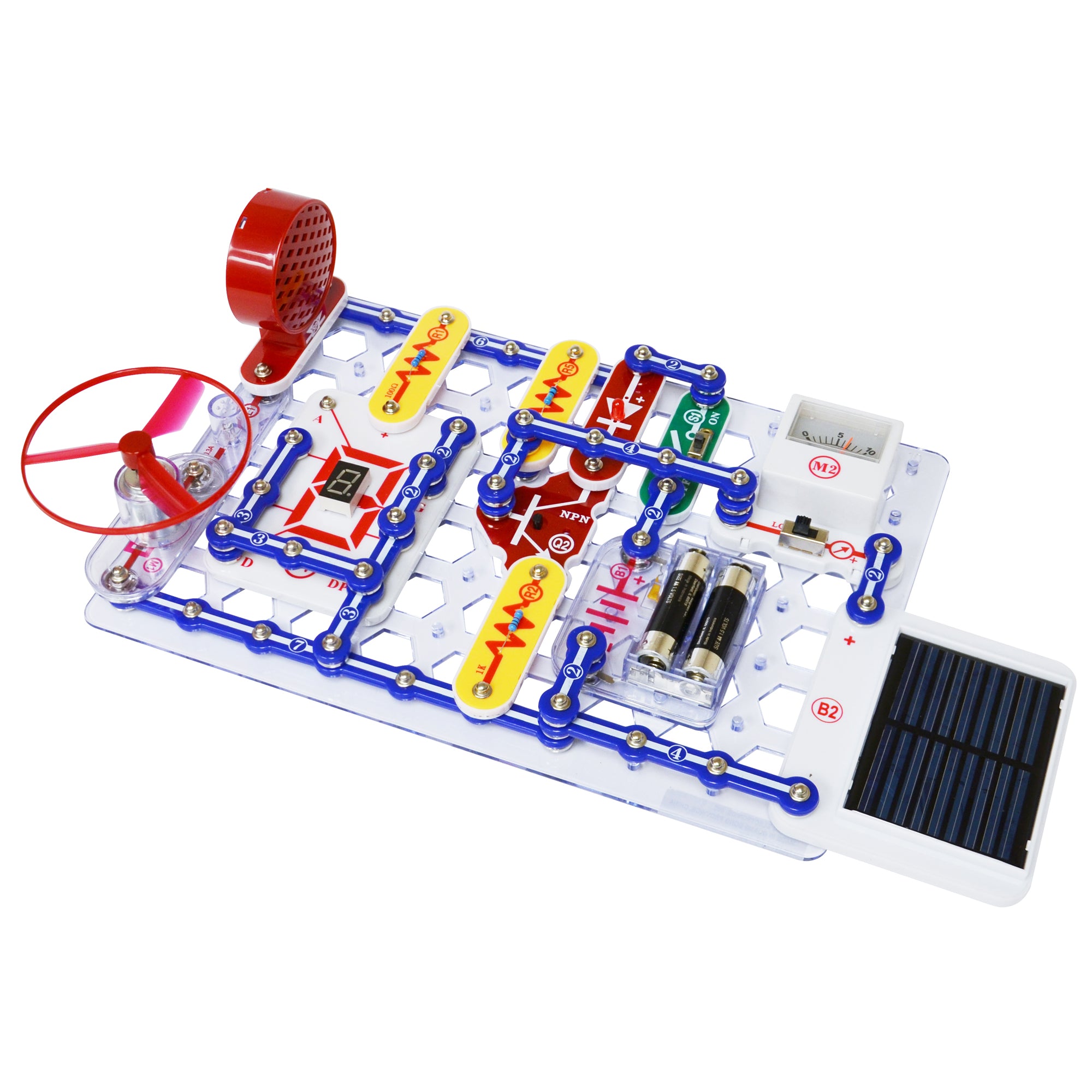 Elenco SC 750R Snap Circuits Electronics Exploration Kit - STEM Educational Toy for Kids & Teens - Learn Circuits, Build Projects - Perfect for Home, School & Science Labs