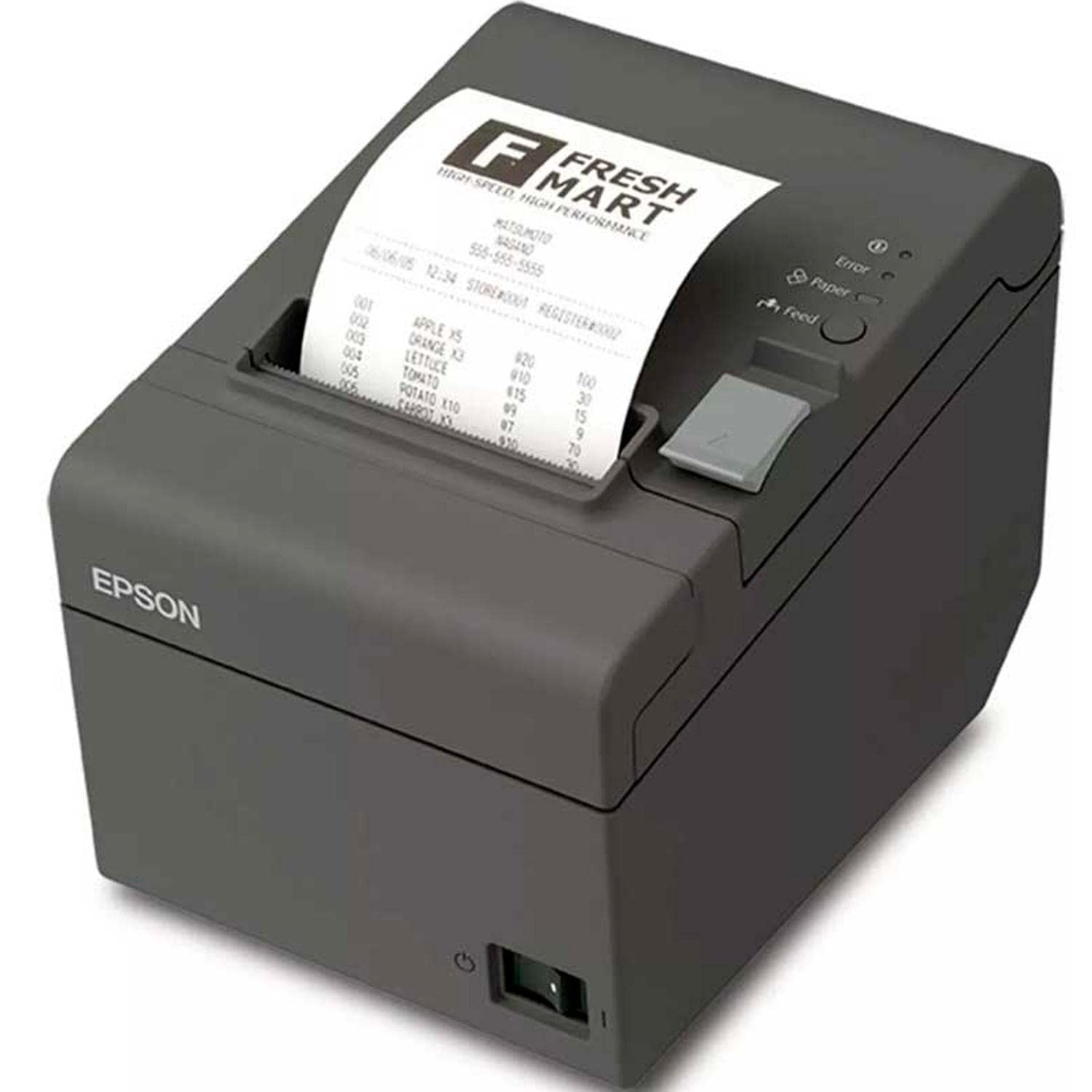 Epson TM-T20II Direct Thermal Receipt Printer - USB & Serial Connectivity - Monochrome Desktop Printer for Retail, Restaurant, and POS Systems (Model C31CD52062) - Perfect for Receipts, Tickets, and Label Printing