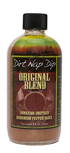 Dirt Nap Dip Original Blend Hot Sauce - Spicy & Flavorful USA-Made Condiment | Perfect for Wings, Tacos, Burgers & BBQ
