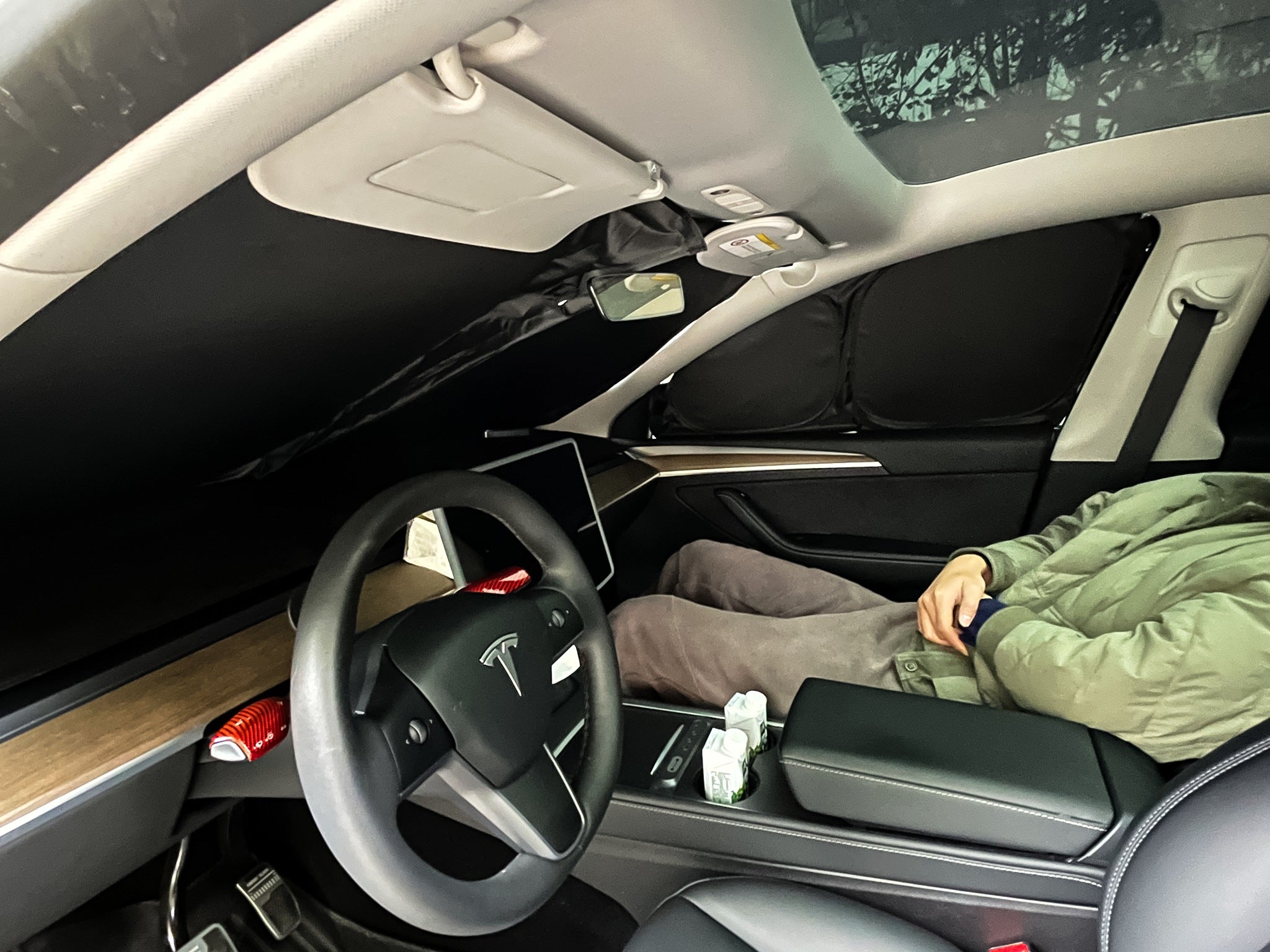 Tesla Model Y / 3 Side Window Sunshades (2017-2025) - UV Protection & Privacy Shield for Car Windows | Perfect for Road Trips & Parking in Direct Sunlight