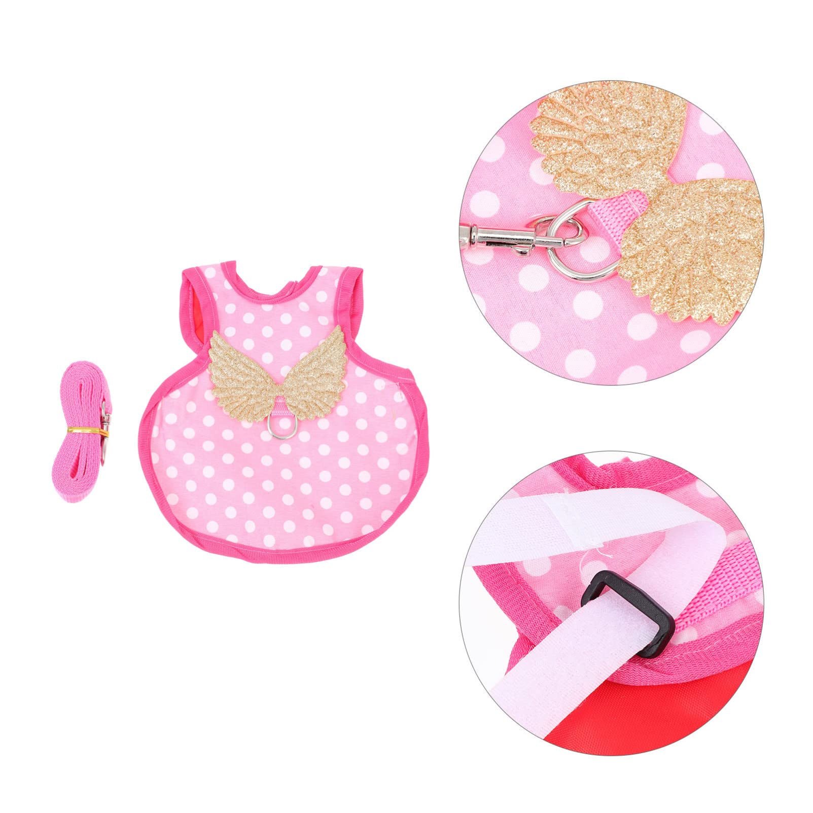 **iPetBoom Adjustable Chicken Harness & Vest - Soft Polyester Pet Chicken Clothing with Comfortable Belt - Perfect for Backyard Free-Range, Training & Outdoor Adventures**