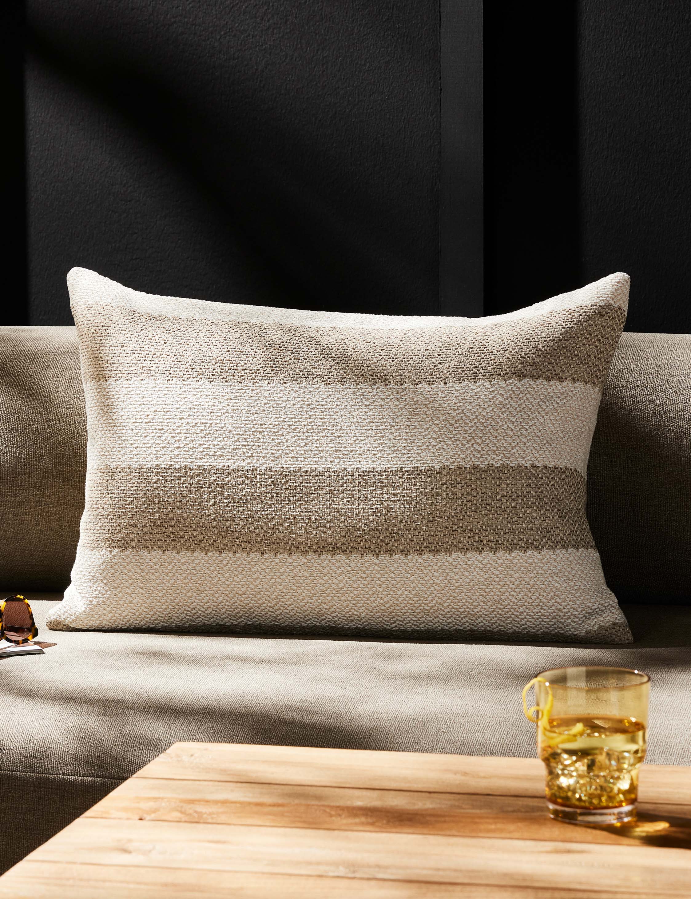 Premium Ashby Indoor/Outdoor Decorative Pillow - Waterproof & UV Resistant for Patio, Garden, Poolside & Living Room Decor