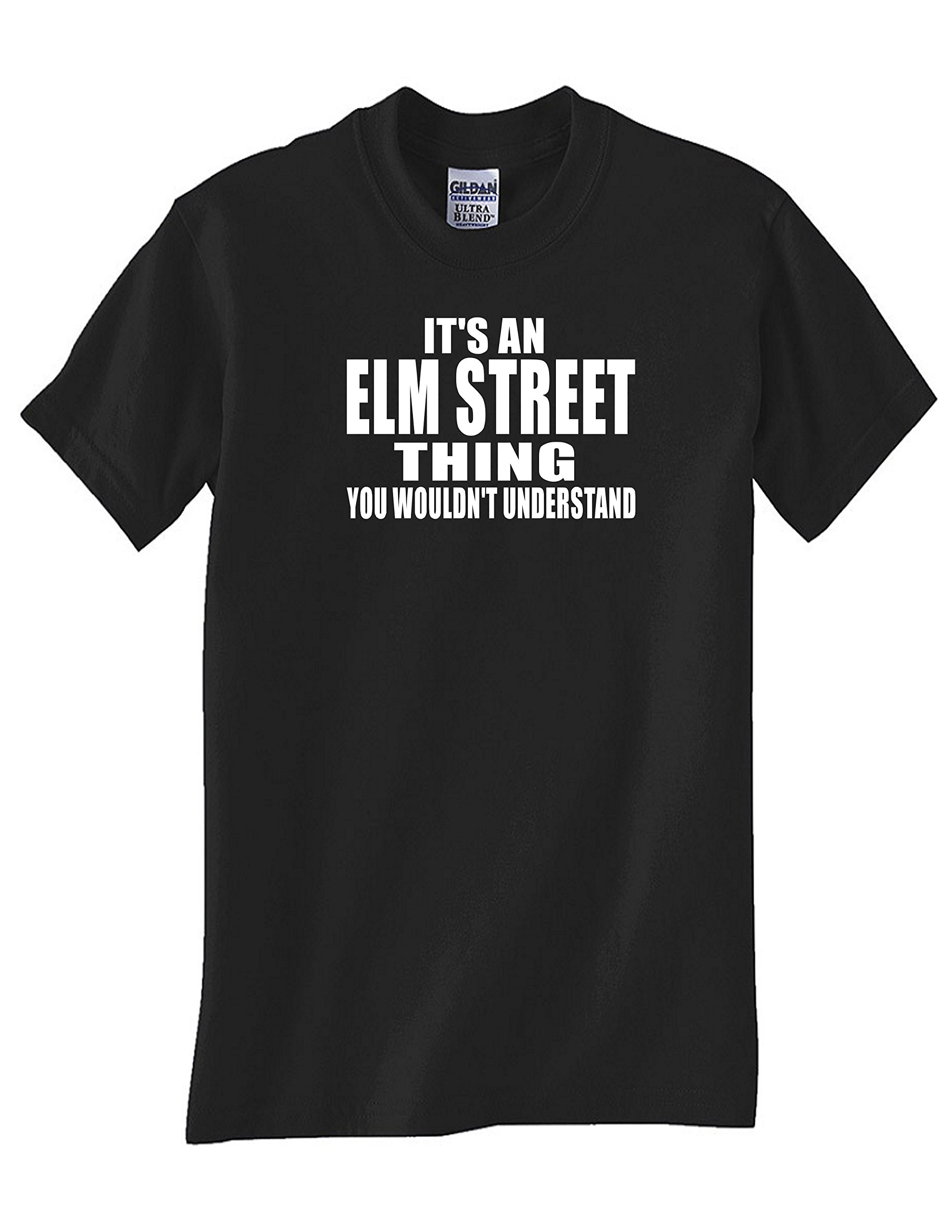 STUFF WITH ATTITUDE ELM Street Thing Black T-Shirt | Horror Movie Fan Tee | Casual Wear & Halloween Costume