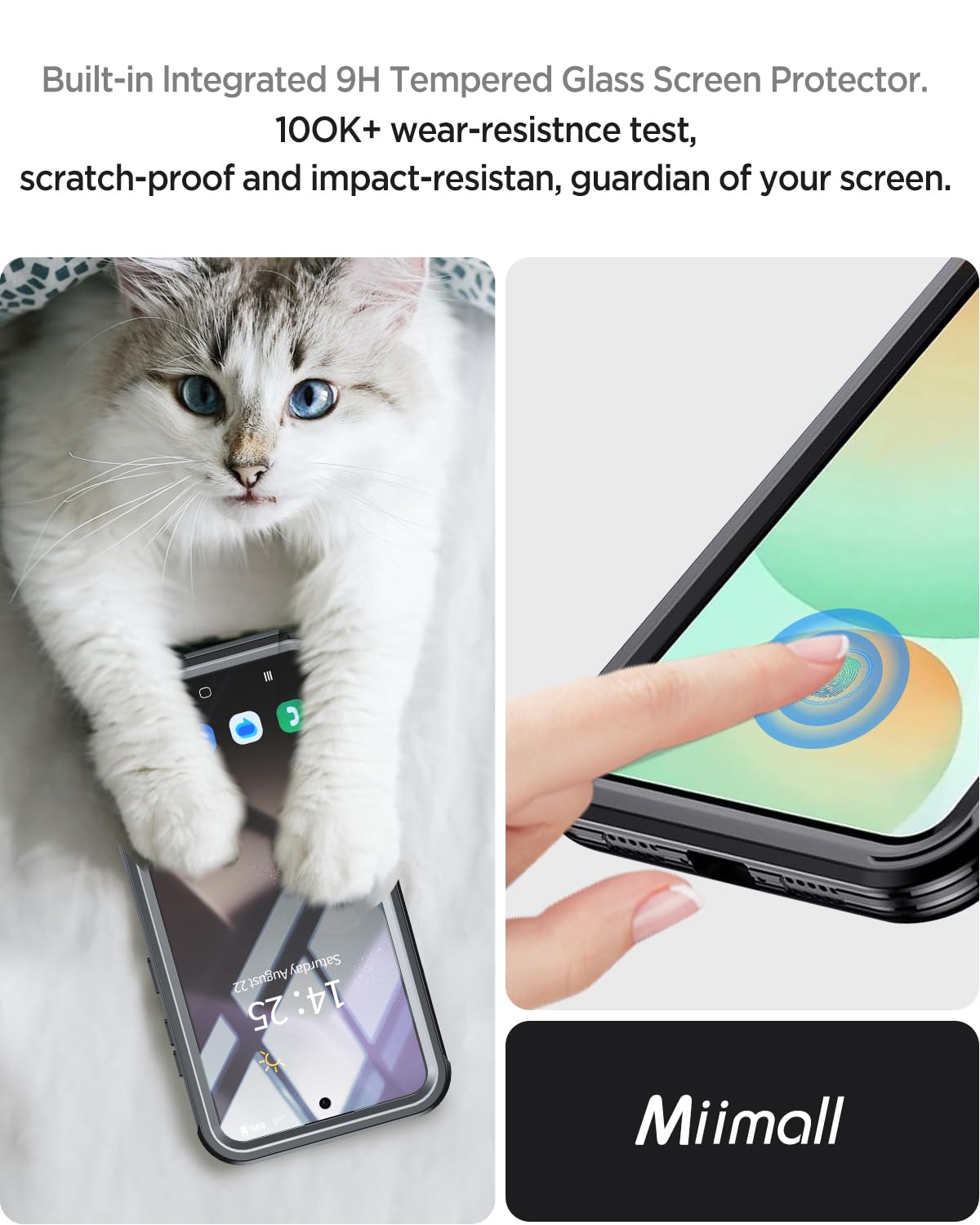 Miimall Heavy Duty Magnetic Case for Samsung Galaxy S24 FE 6.7