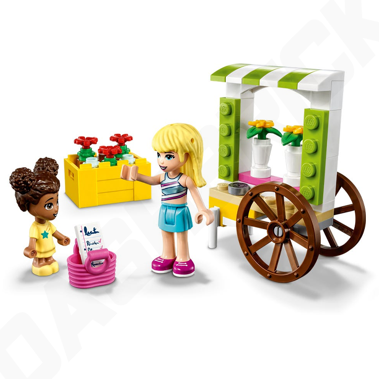 LEGO Friends Flower Cart Polybag 30413 - Creative Building Toy for Kids, Collectible Mini Set (2021) | Perfect for Birthday Gifts & Pretend Play Scenes