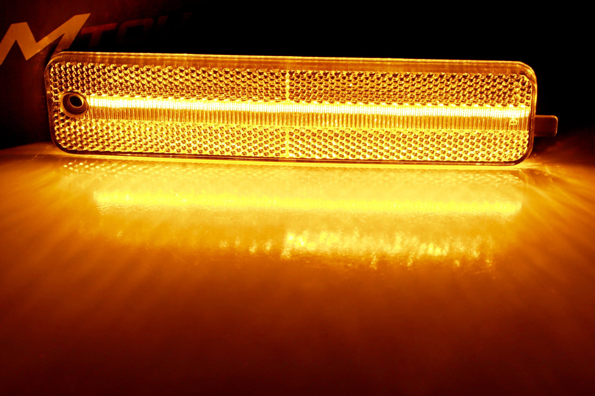 Amber LED Side Marker Lights for Pontiac Sunfire - Clear Lens, Full LED Strip - Easy Installation, Durable & Bright - Perfect for Night Driving & Car Customization