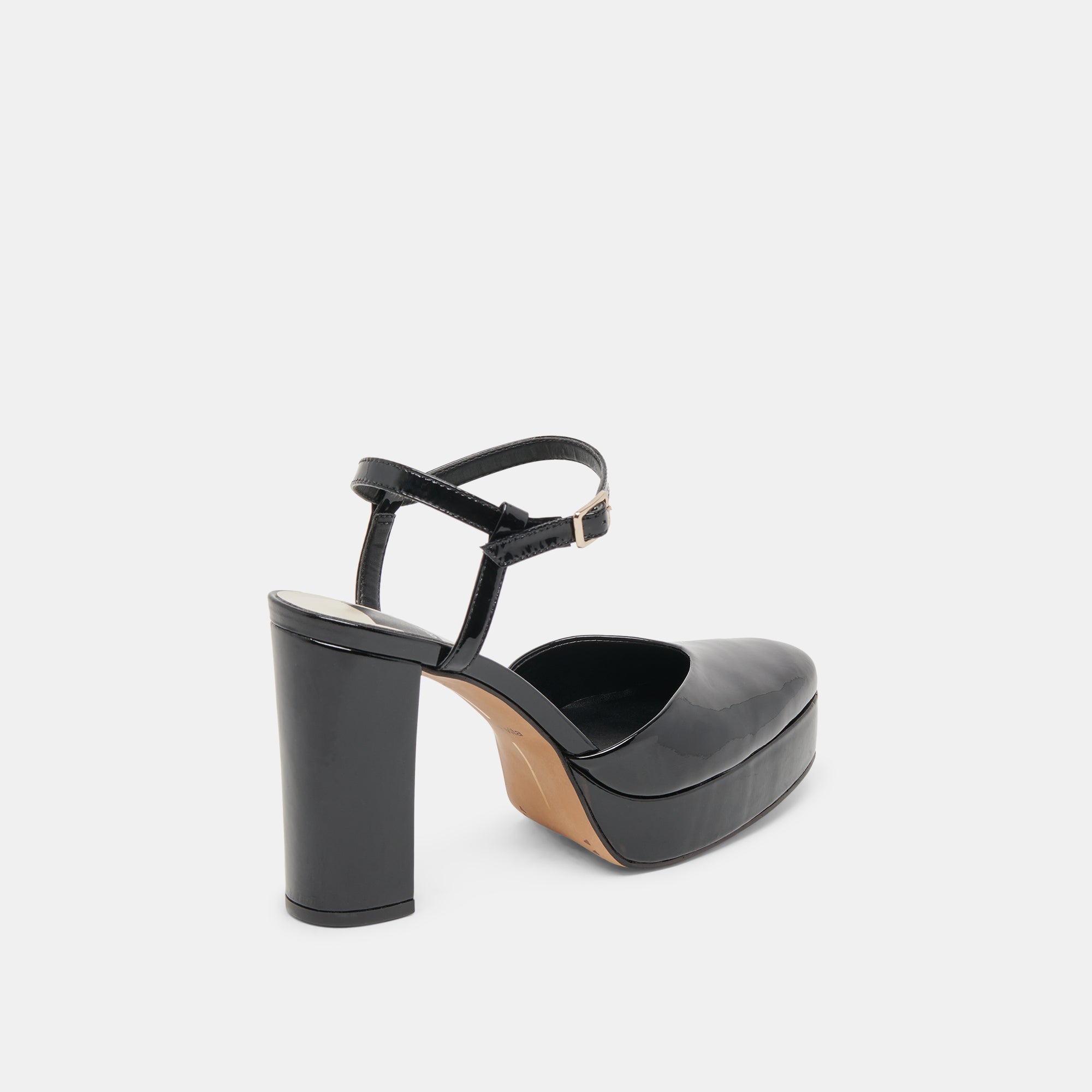 CLAUD Women's High Heels - Midnight Black Patent Leather Pumps for Work, Party & Special Occasions