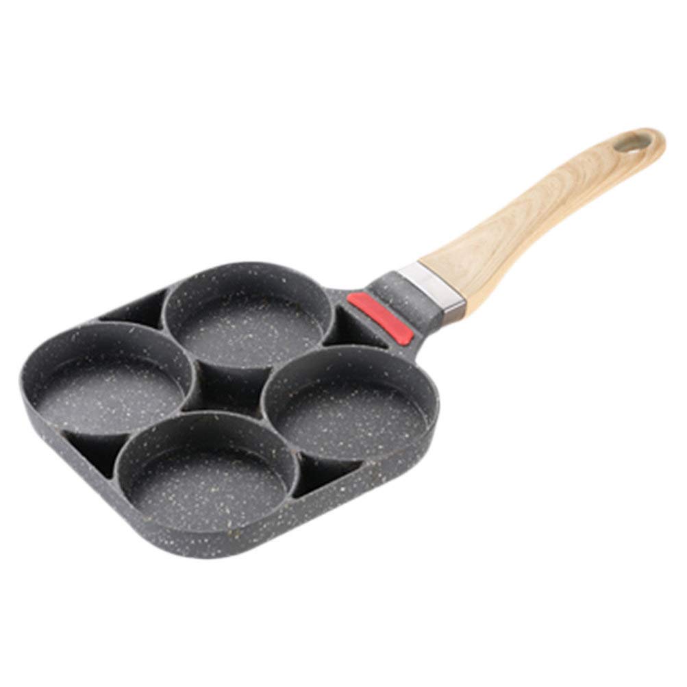 Non-Stick Aluminum Egg Frying Pan - Omelet Skillet for Perfect Fried Eggs, Pancakes & Breakfast - Induction & Gas Stove Compatible - Ideal for Cooking Breakfast, Sandwiches, Burgers & More