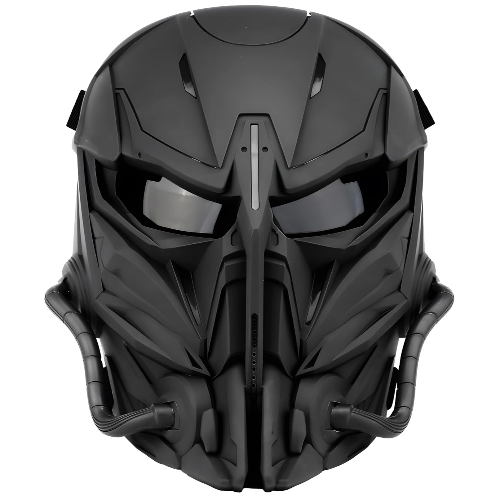 Full Face Airsoft Mask - Adjustable Protective Mask with Ventilation, PC Lens & Foam Cushion | Ideal for Paintball, BB Gun Games, Halloween Costumes & Outdoor Sports Activities | Perfect for Tactical Training, Cosplay & Safety Protection