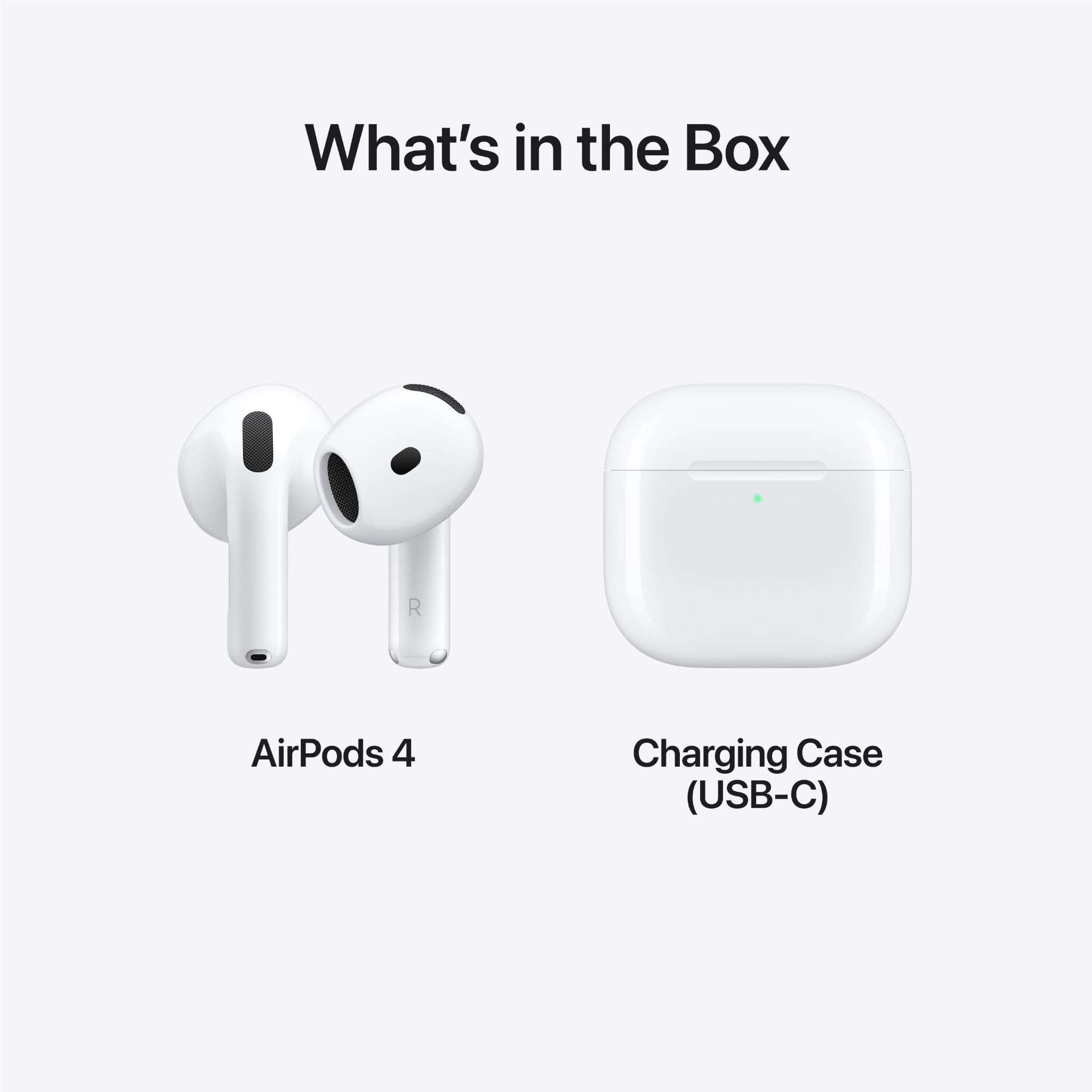 Apple AirPods 4 Wireless Bluetooth Earbuds with Active Noise Cancellation - Perfect for Workouts, Commuting & Travel | Compatible with iPhone & Android