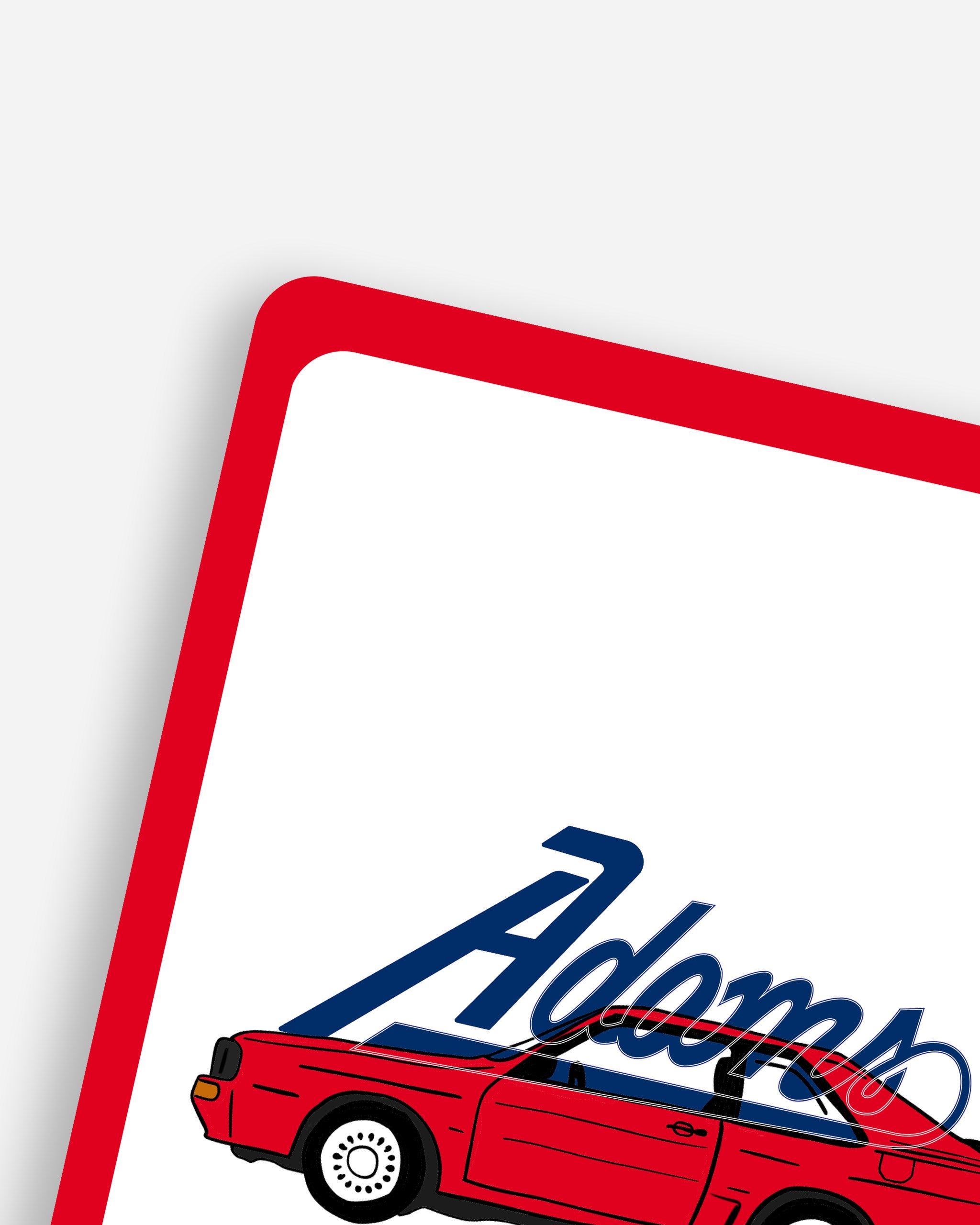 Adam's Old School Car Air Freshener - Long Lasting Hanging Air Freshener for Cars, Trucks & Vehicles - Fresh Scent for Home, Office & Small Spaces - Perfect for Road Trips & Daily Commutes