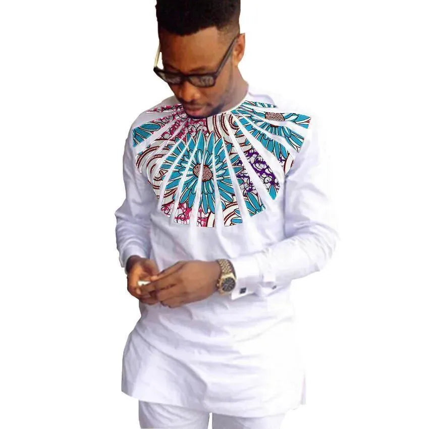 Stylish African Print Shirts for Men | Tobi Traditional Dashiki Tops | Perfect for Casual Wear, Parties & Cultural Events