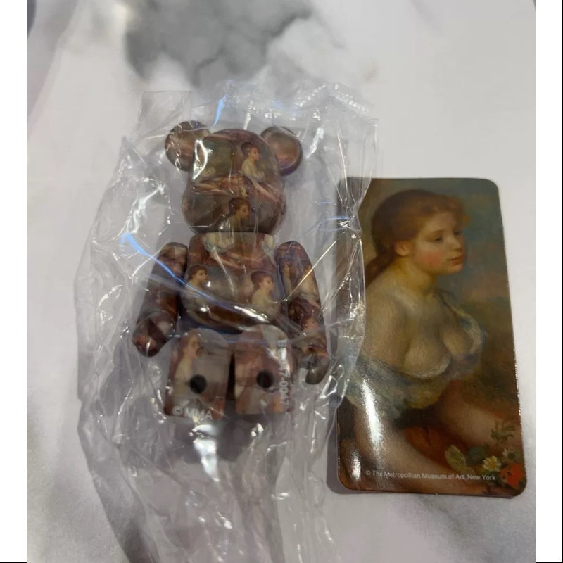 Bearbrick Series 47 Secret The Met Museum of Art Reno 100% Collectible Figure - Perfect for Display, Gifts & Pop Culture Enthusiasts