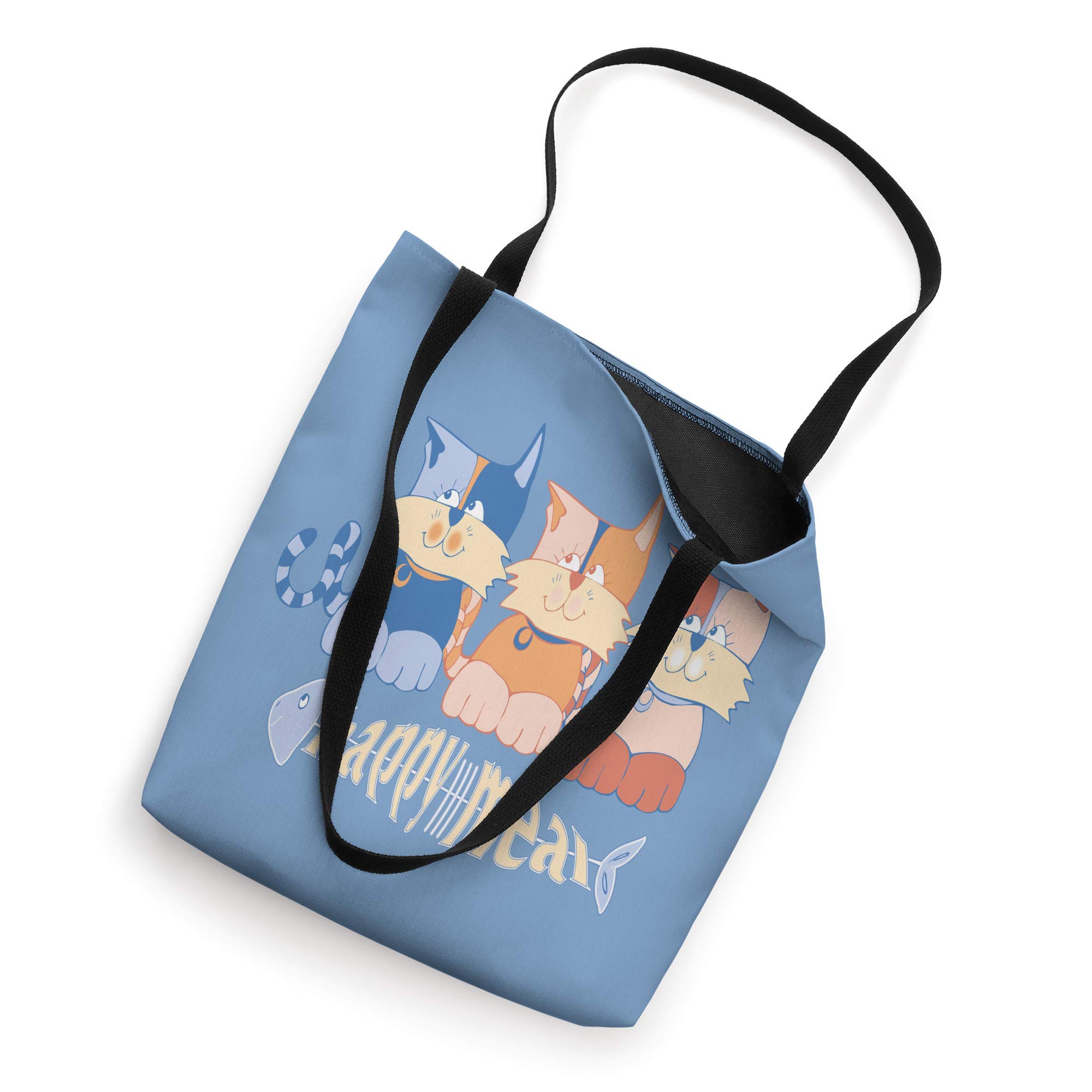 Cute Kitten Tote Bag - Funny Cat Graphic Tote for Women - Perfect Gift for Cat Lovers - Durable Cotton Shopping Bag for Groceries, Beach & Work