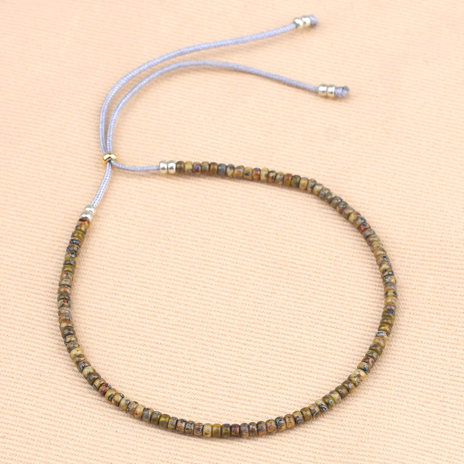 Colorful Beaded Friendship Bracelets for Women - Thin Strand Fashion Jewelry for Gifts, Parties & Everyday Wear