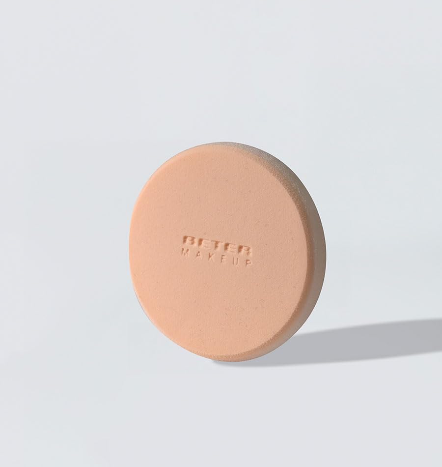 Premium Latex Makeup Sponge with Protective Cover - Soft & Hygienic Beauty Blender for Flawless Foundation & Concealer Application - Perfect for Travel & Everyday Makeup Routine
