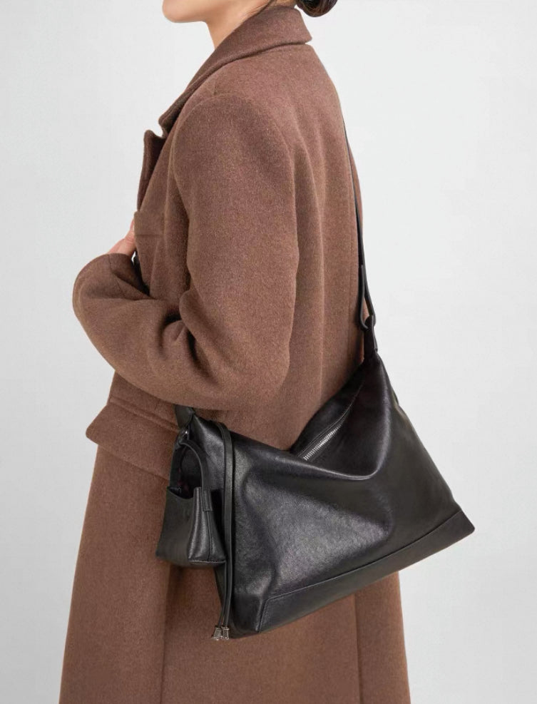 Stylish Soft Leather Designer Handbag for Women - Elegant Crossbody & Shoulder Bag for Work, Travel & Everyday Use