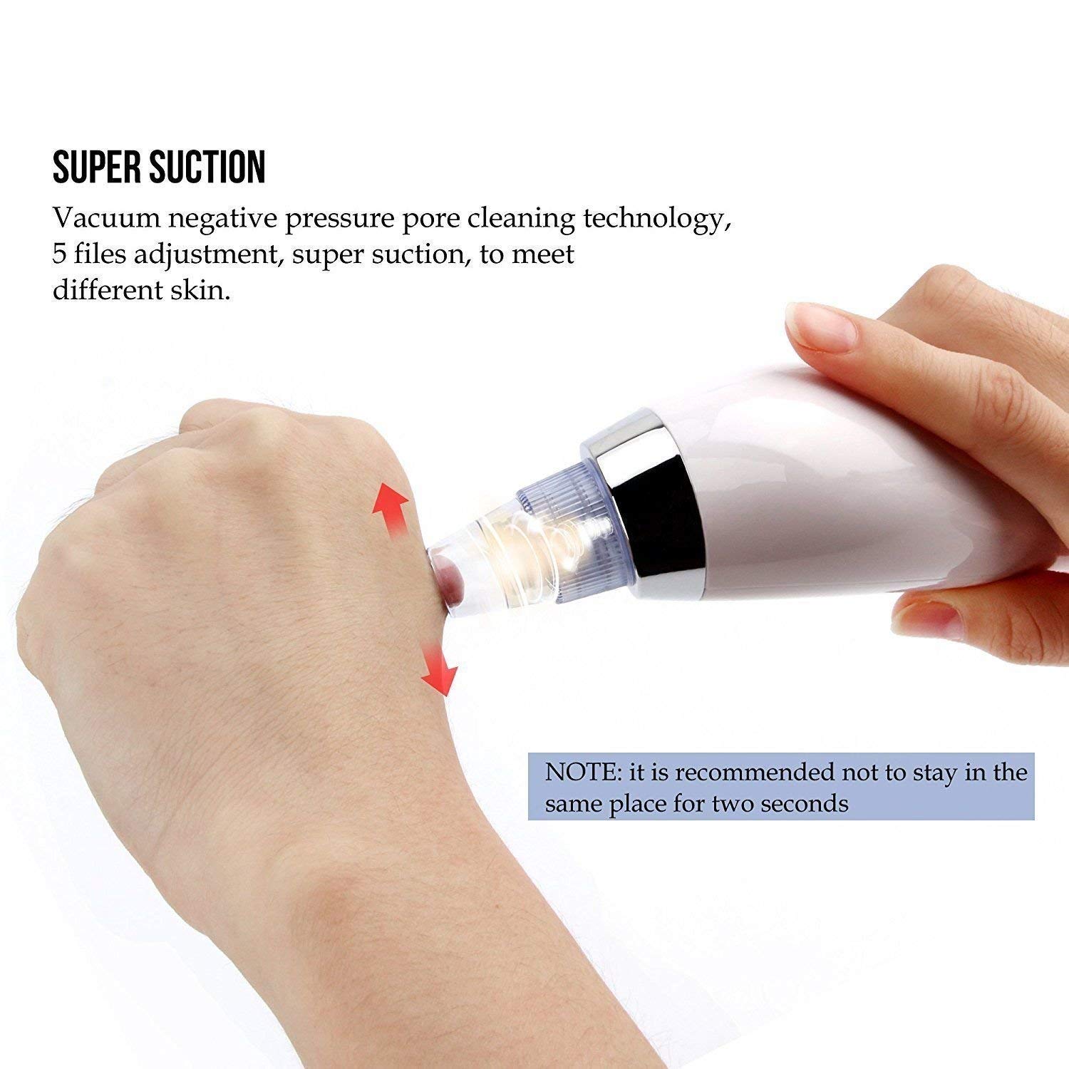 Electric Blackhead Vacuum Remover - SGMSC Facial Pore Cleanser & Comedo Extractor for Acne Prone Skin | At-Home Spa Treatment & Deep Cleansing Skincare Routine
