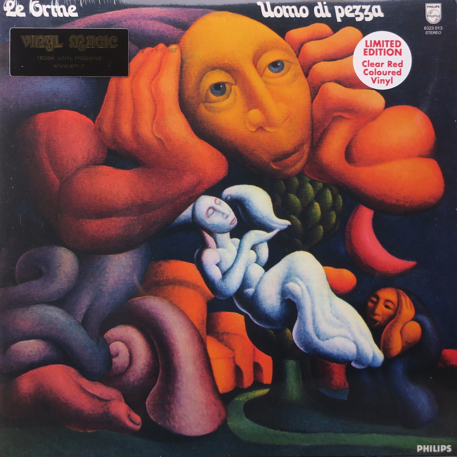 LE ORME 'Uomo Di Pezza' 180g RED Vinyl LP (1972 Italian Progressive Rock) - Limited Edition Collectible Record for Music Enthusiasts & Vinyl Collectors - Perfect for Home Listening, Gifts & Music Collections