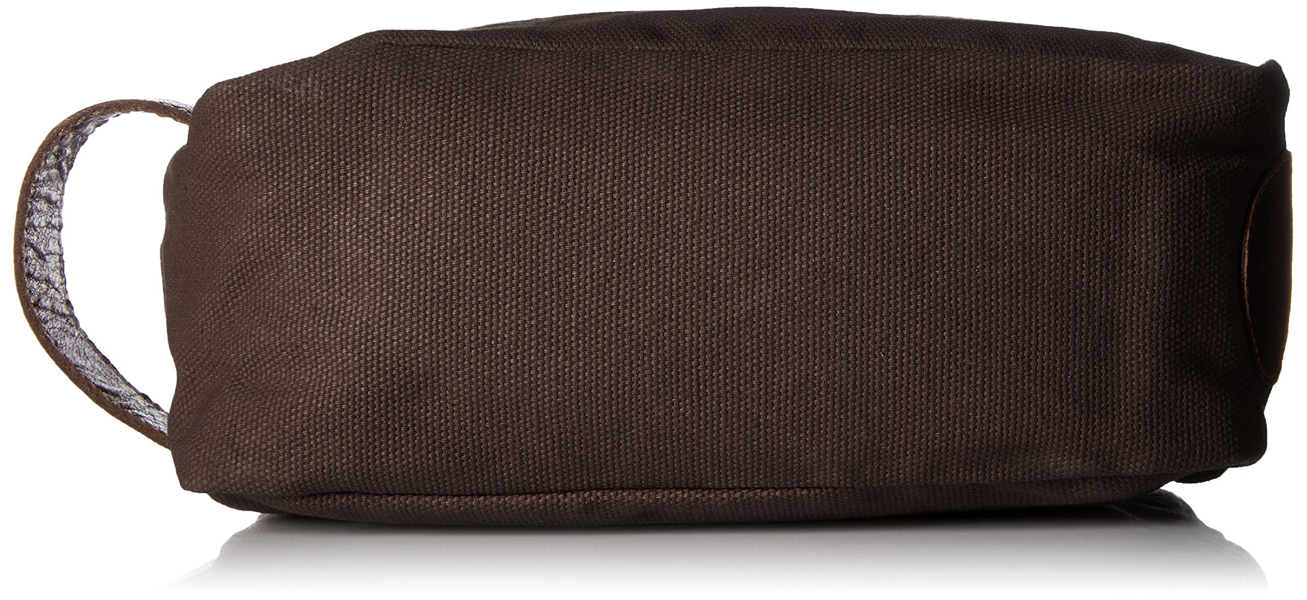 Timberland Canvas and Leather Travel Kit, Brown - Durable and Stylish Organizer for Men's Essentials on the Go