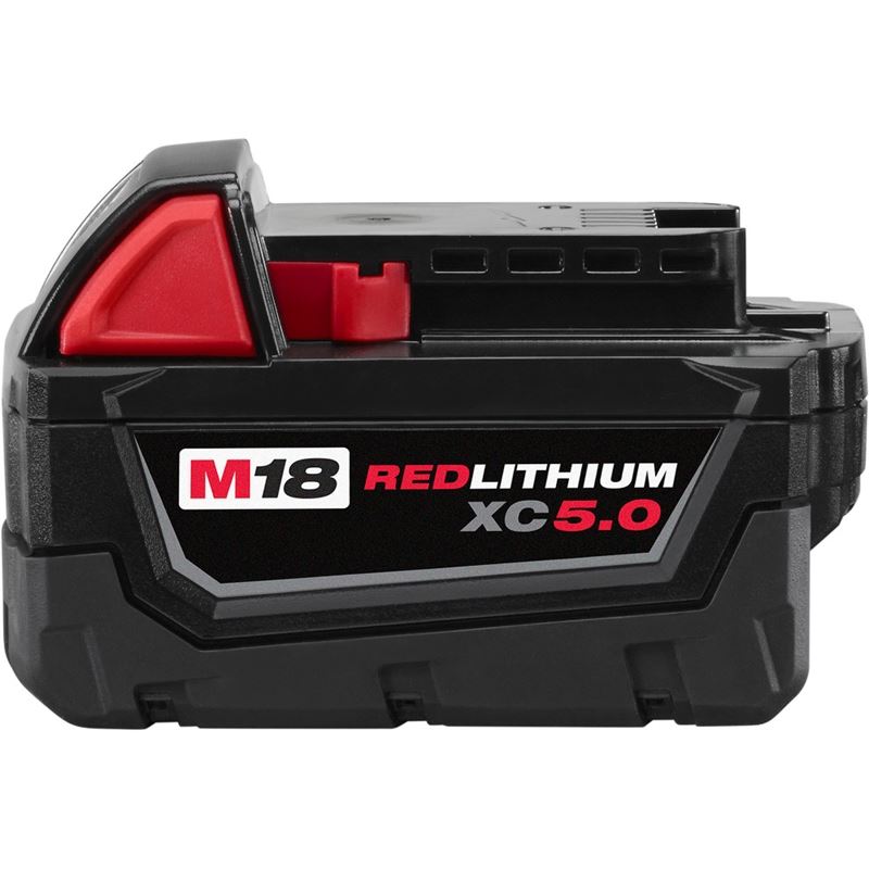 M18 18V Lithium-Ion Cordless REDLITHIUM XC 5.0Ah Extended Capacity Battery Pack (48-11-1850) - Power Tools, Outdoor Equipment & DIY Projects